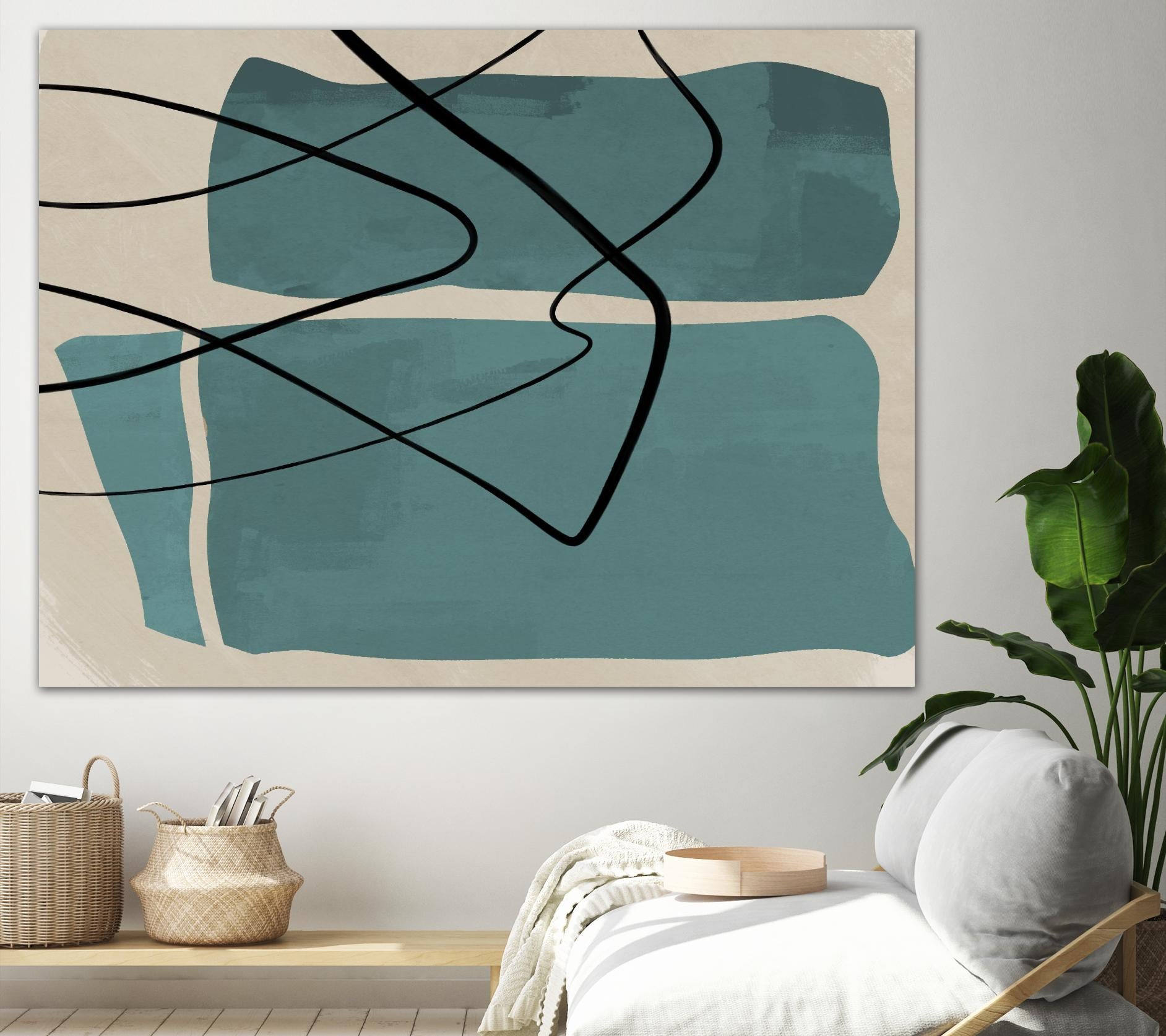 Different Strokes I by Dan Meneely on GIANT ART - abstract