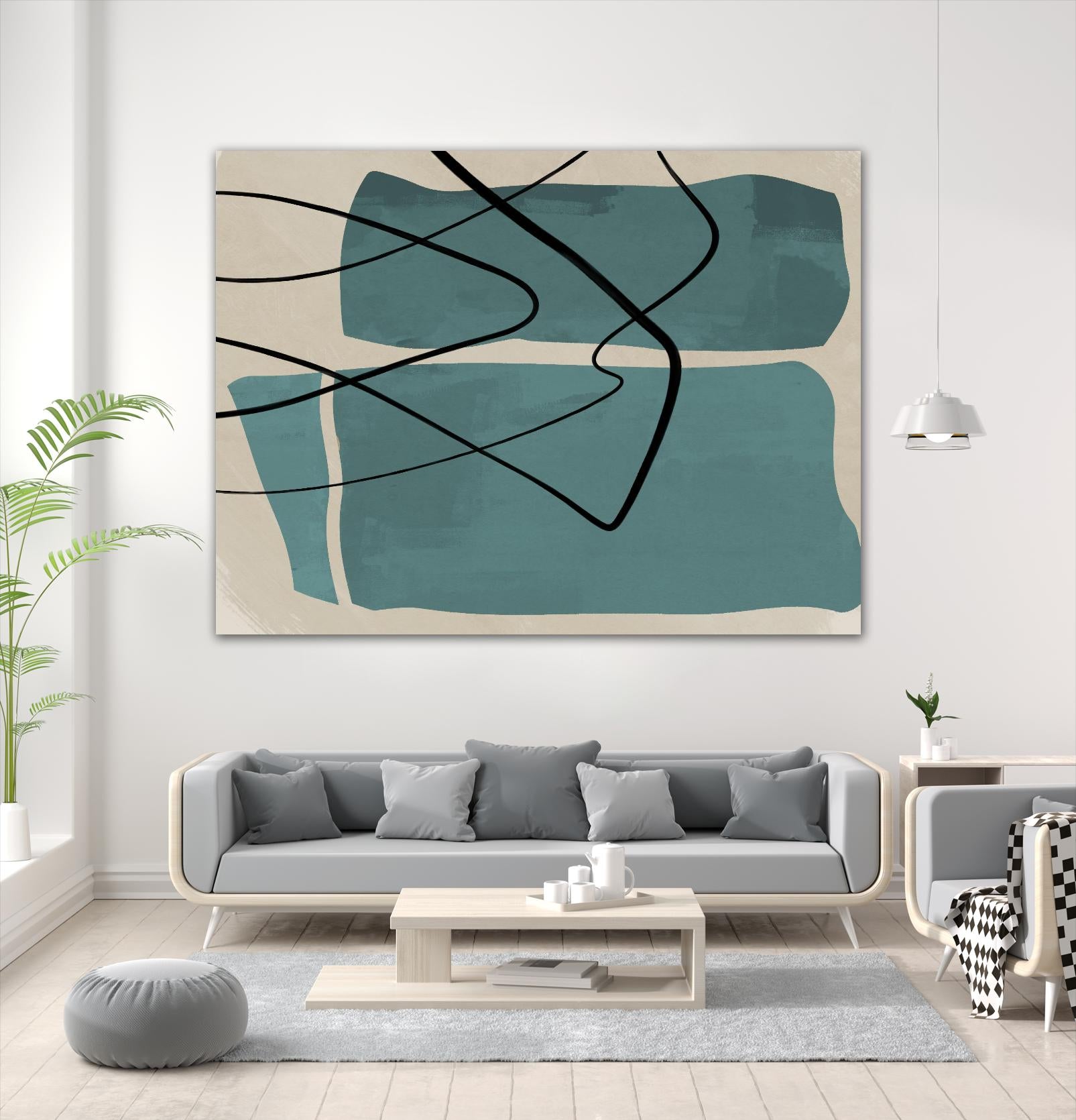 Different Strokes I by Dan Meneely on GIANT ART - abstract