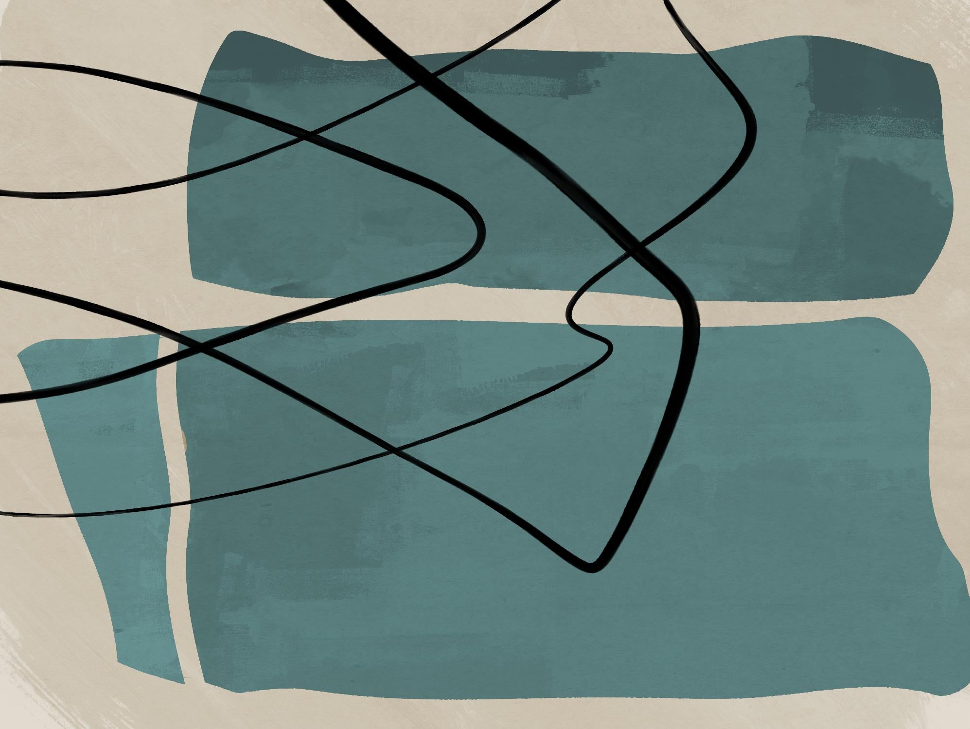 Different Strokes I by Dan Meneely on GIANT ART - abstract