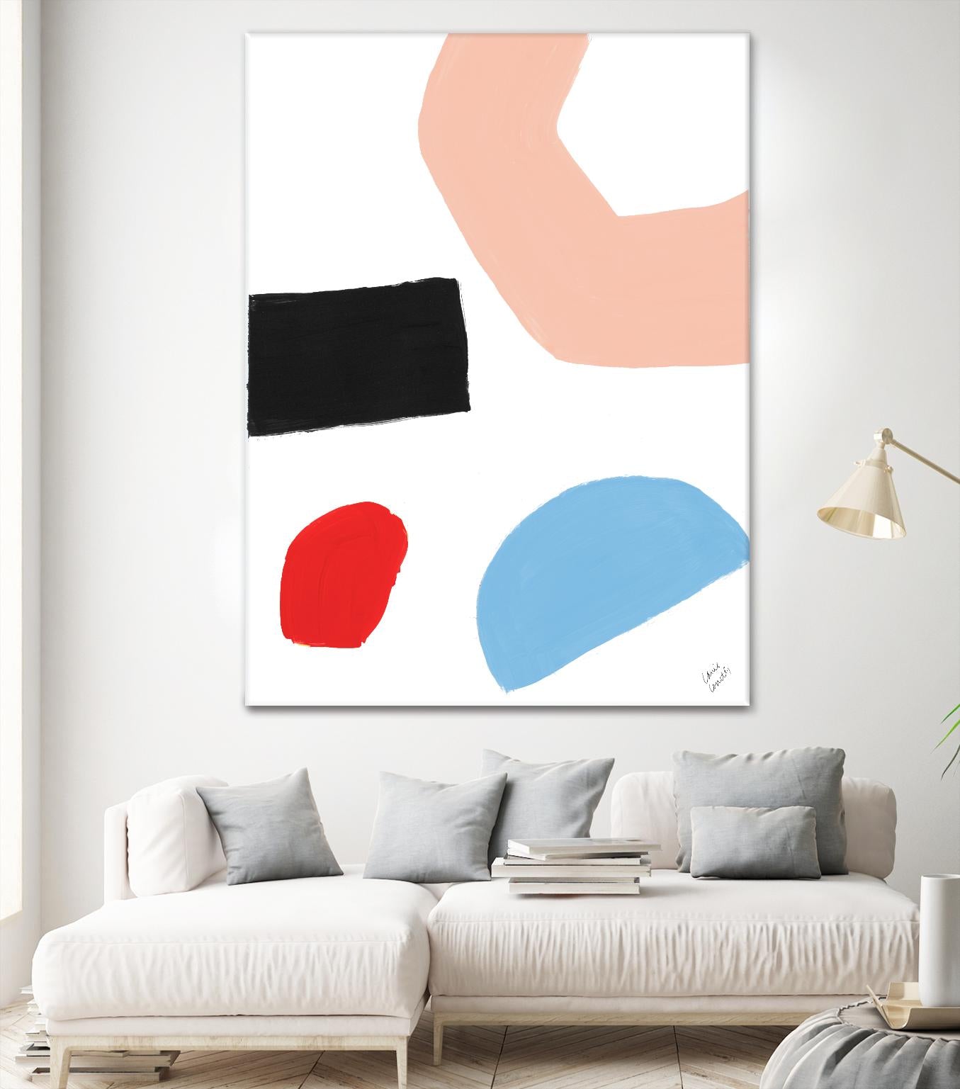 Bright Shape of Things II by Lanie Loreth on GIANT ART - multi abstract