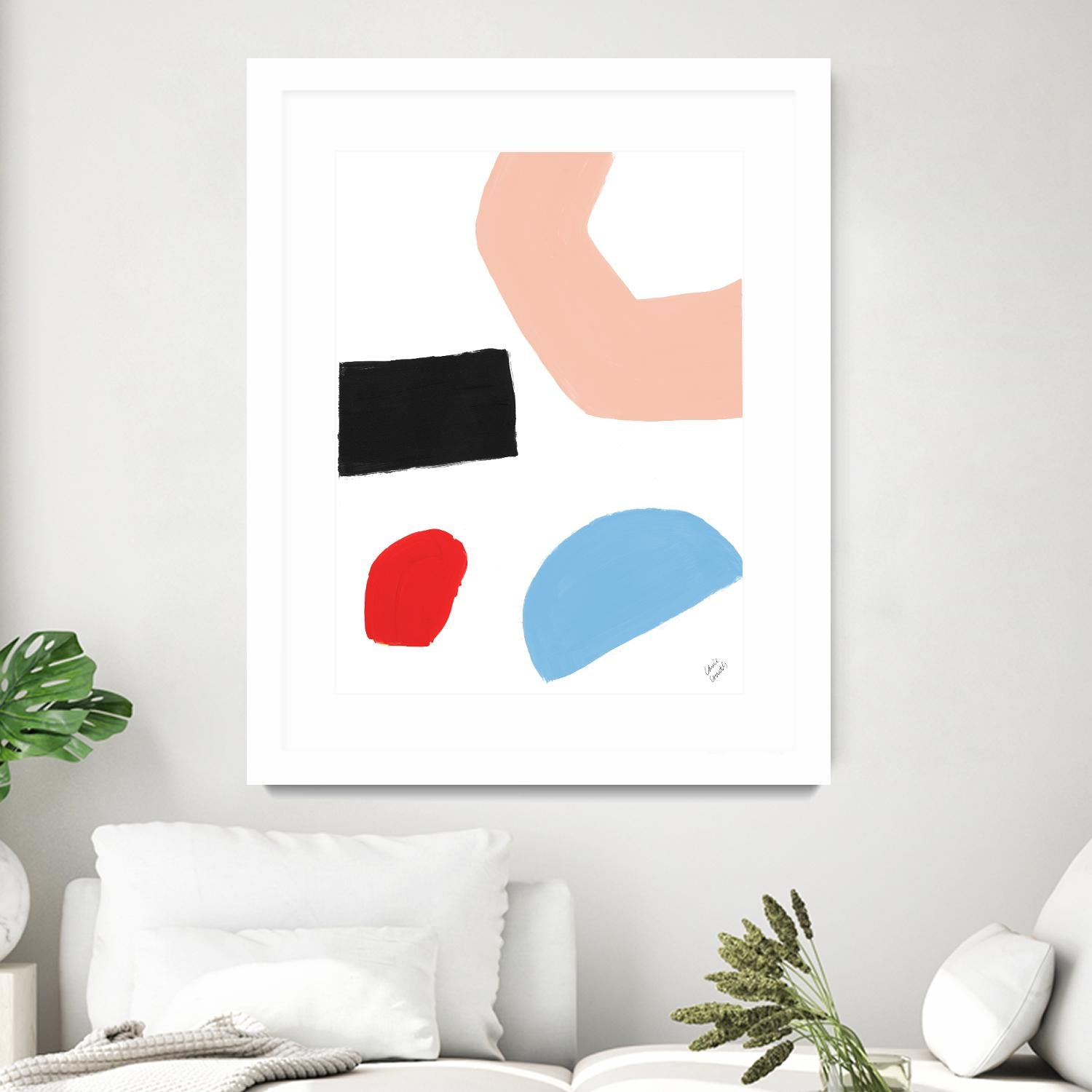 Bright Shape of Things II by Lanie Loreth on GIANT ART - multi abstract