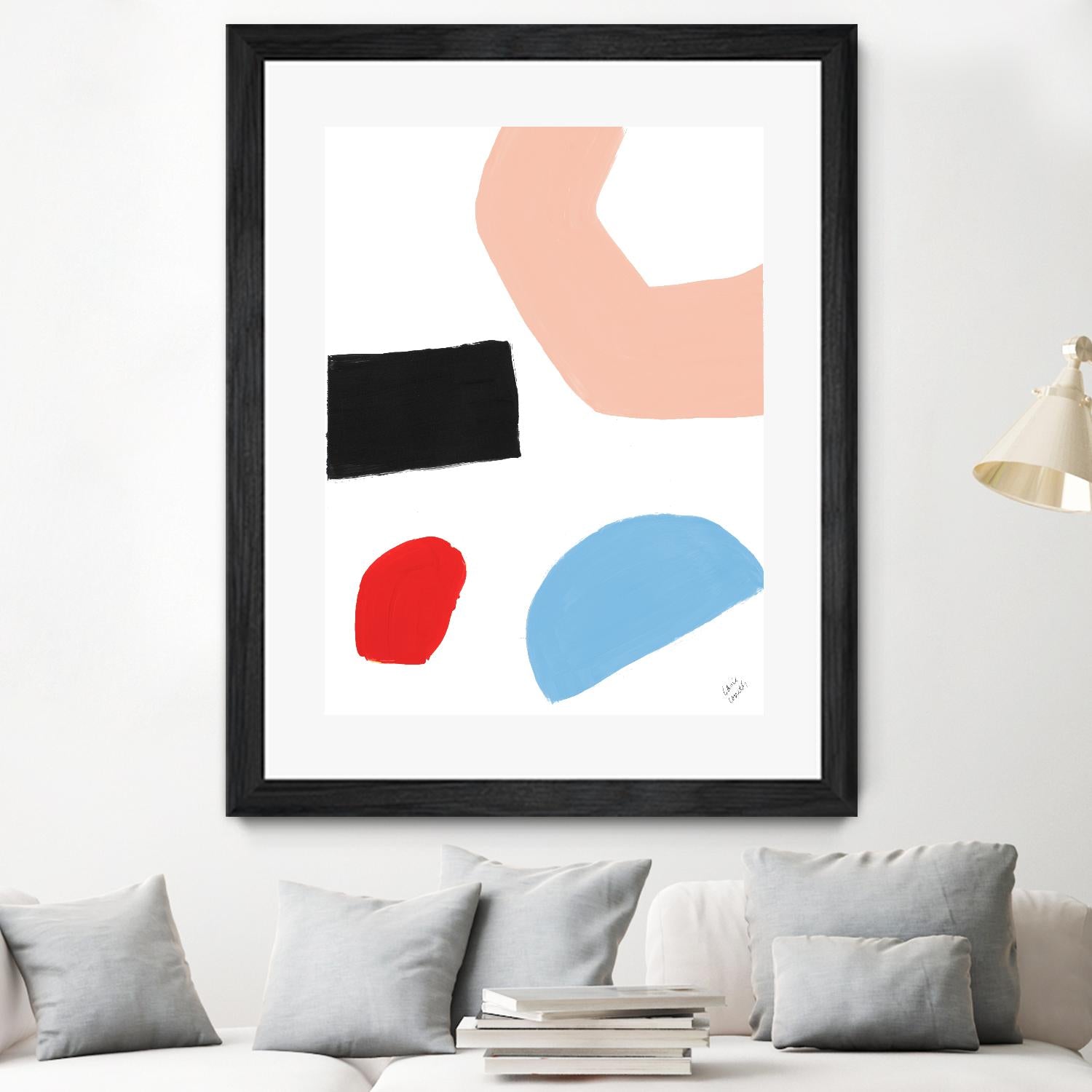 Bright Shape of Things II by Lanie Loreth on GIANT ART - multi abstract