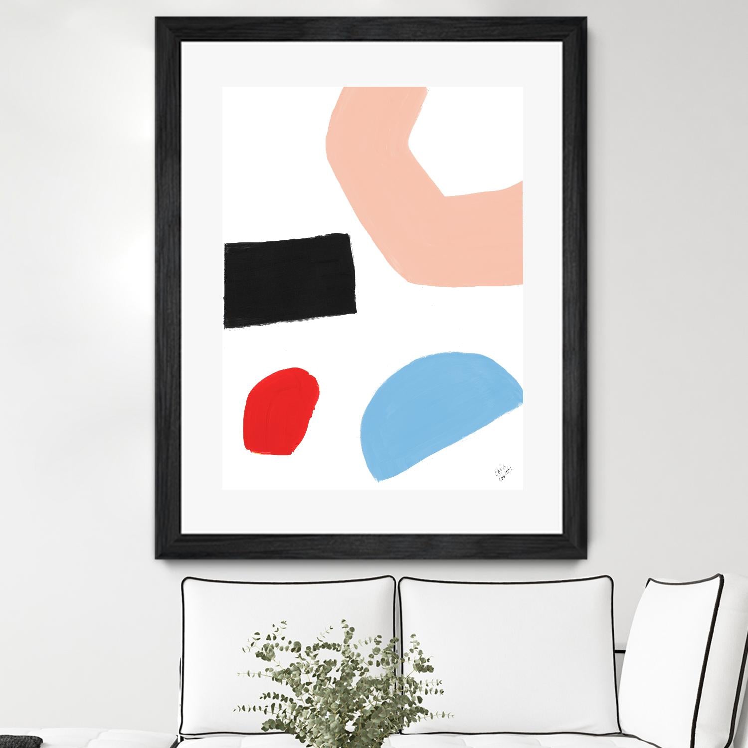 Bright Shape of Things II by Lanie Loreth on GIANT ART - multi abstract