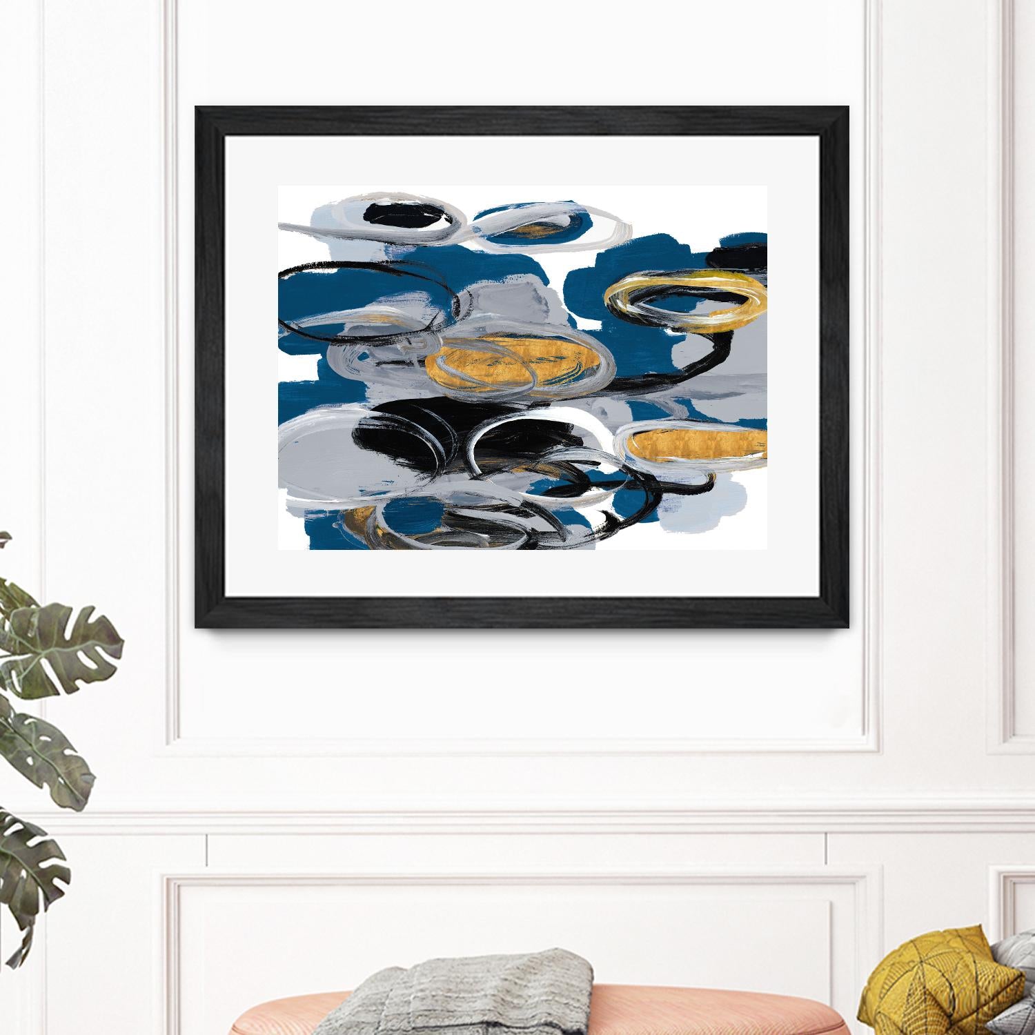 The Blue City Spirit by Lanie Loreth on GIANT ART - blue abstract