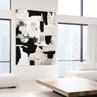 Night Peace Abstract by Lanie Loreth on GIANT ART - beige black & white white