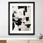 Night Peace Abstract by Lanie Loreth on GIANT ART - beige black & white white