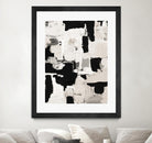 Night Peace Abstract by Lanie Loreth on GIANT ART - beige black & white white