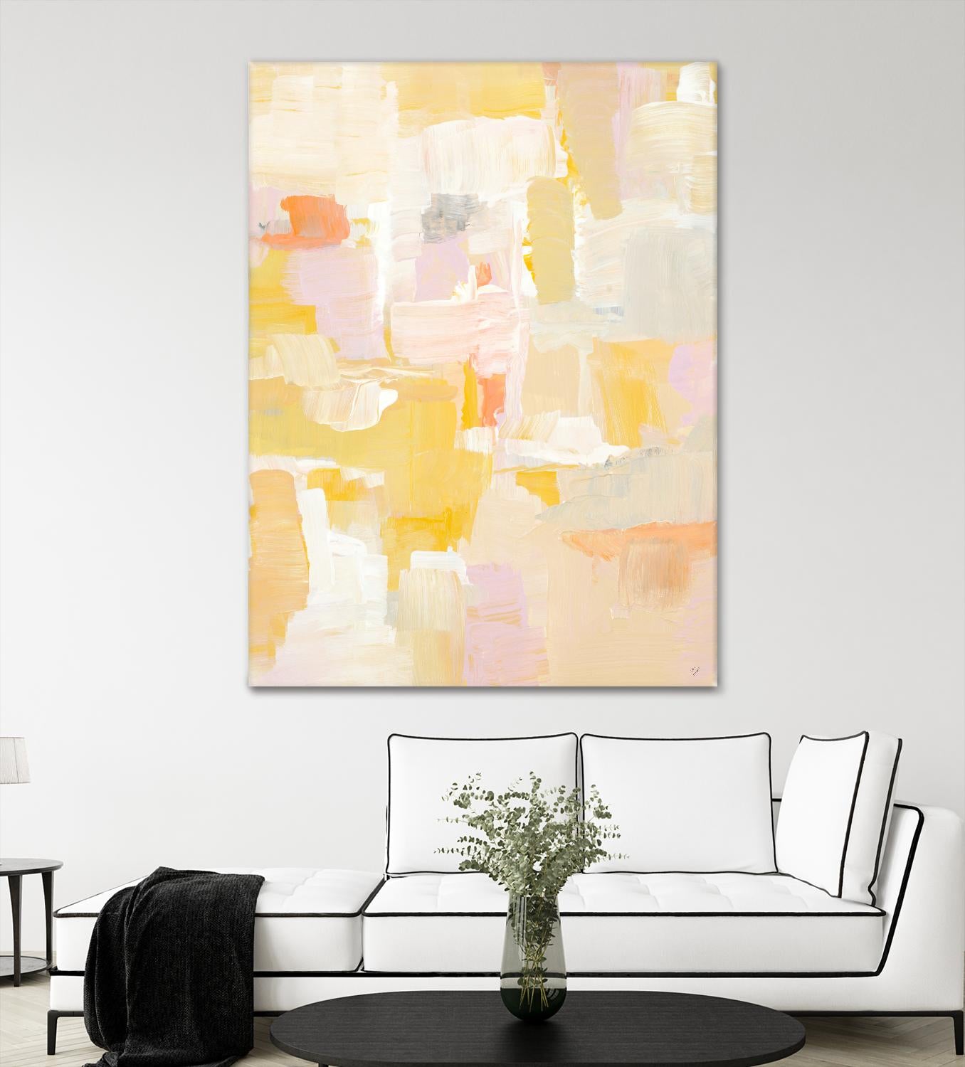 Peace I See by Lanie Loreth on GIANT ART - yellow abstract