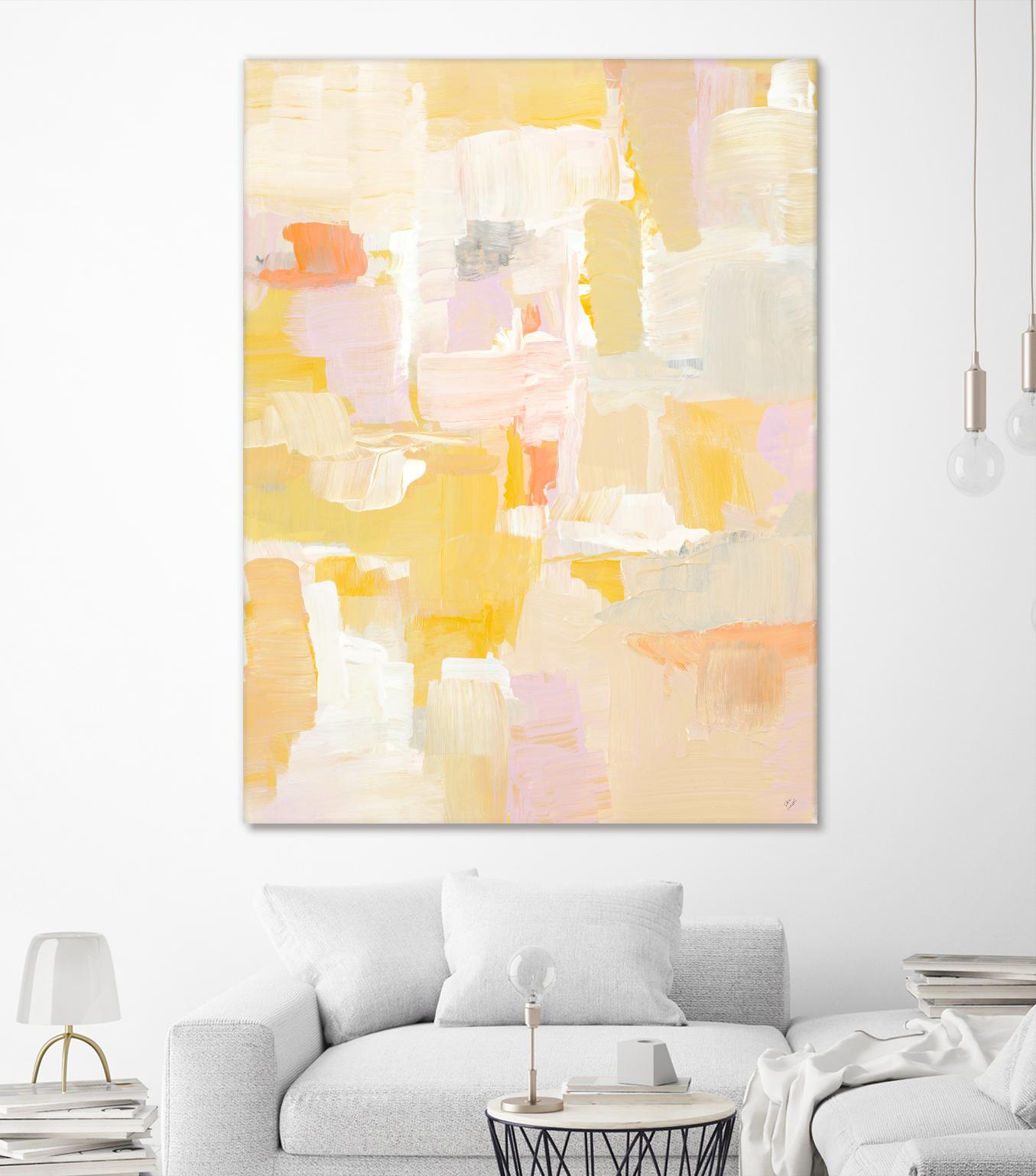 Peace I See by Lanie Loreth on GIANT ART - yellow abstract