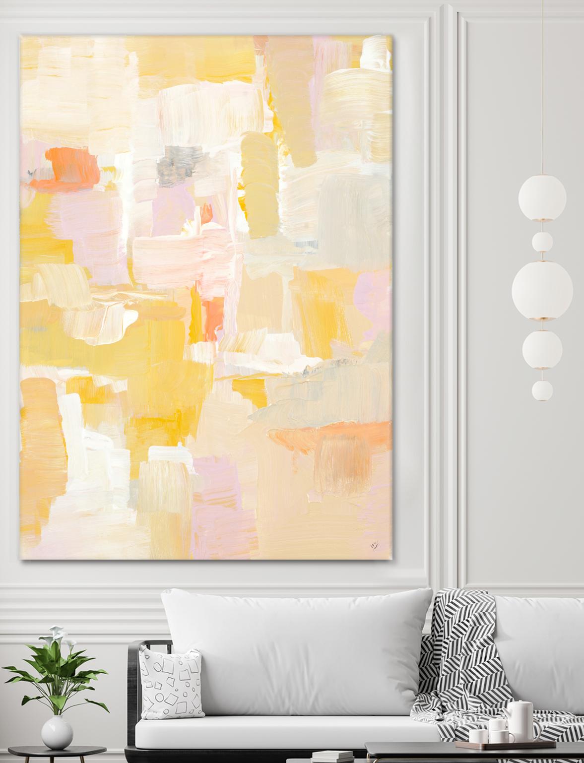 Peace I See by Lanie Loreth on GIANT ART - yellow abstract