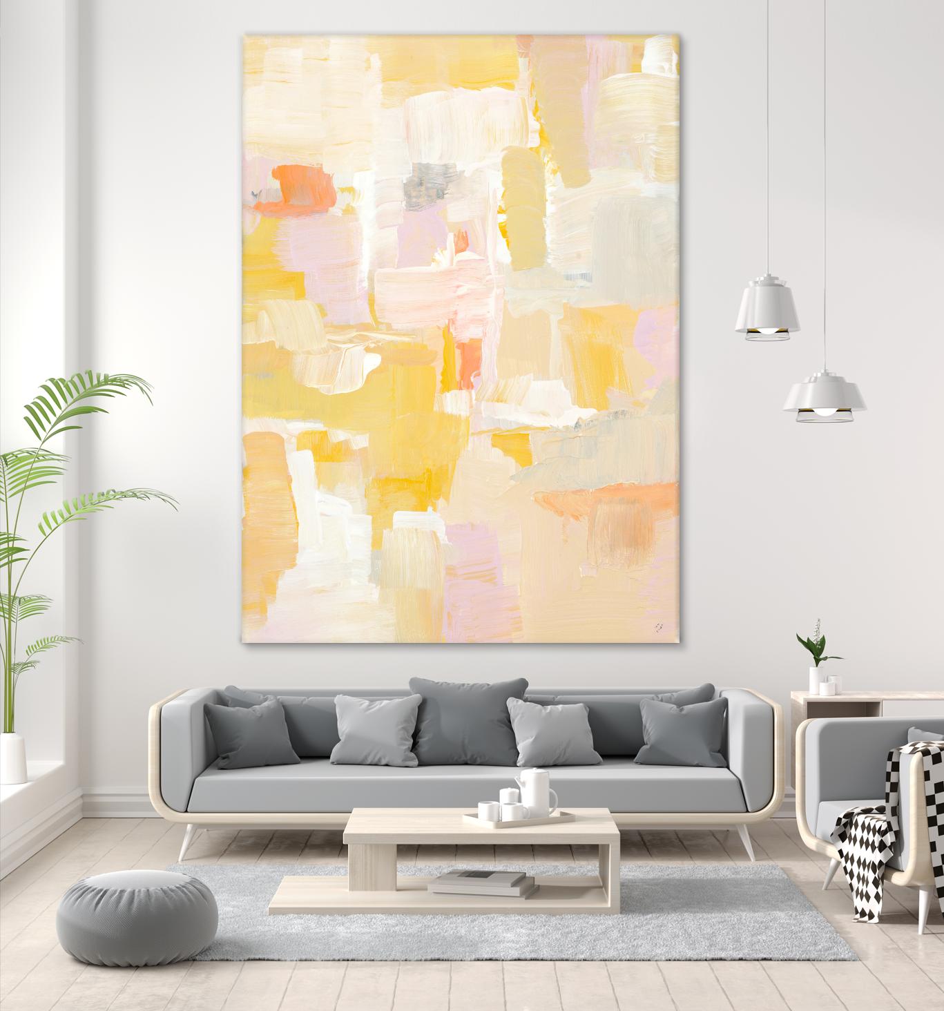Peace I See by Lanie Loreth on GIANT ART - yellow abstract