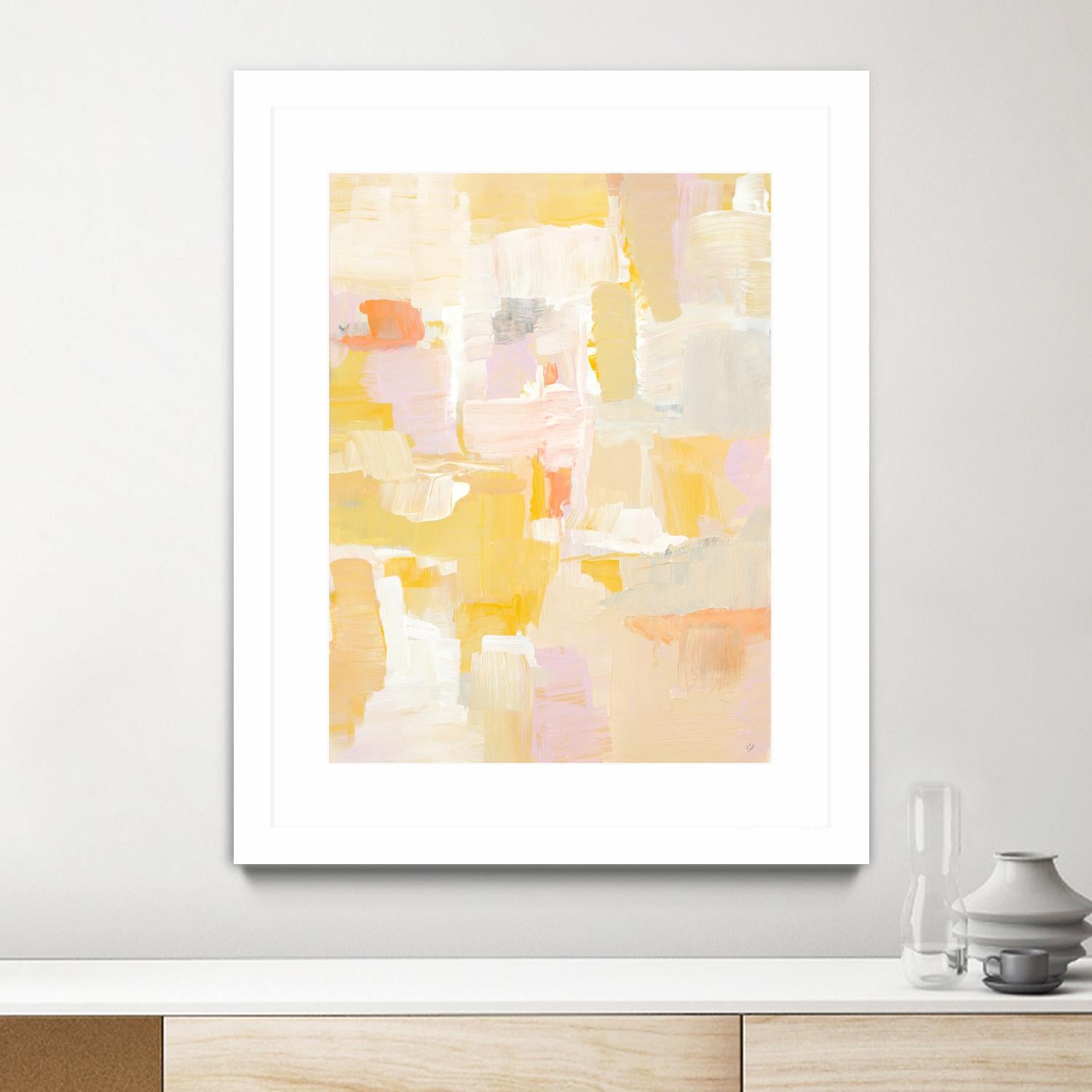 Peace I See by Lanie Loreth on GIANT ART - yellow abstract
