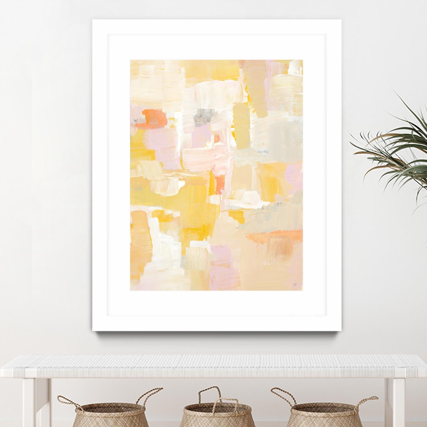 Peace I See by Lanie Loreth on GIANT ART - yellow abstract