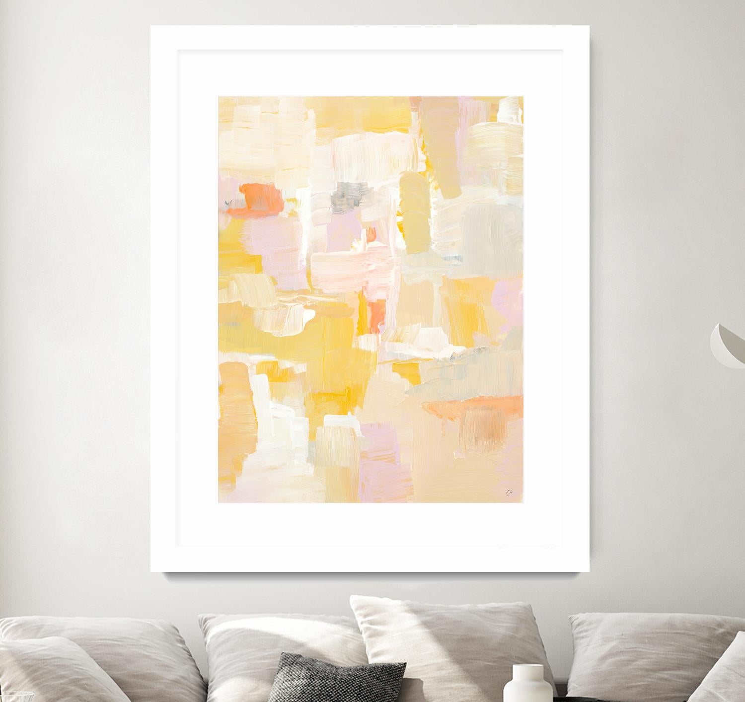 Peace I See by Lanie Loreth on GIANT ART - yellow abstract