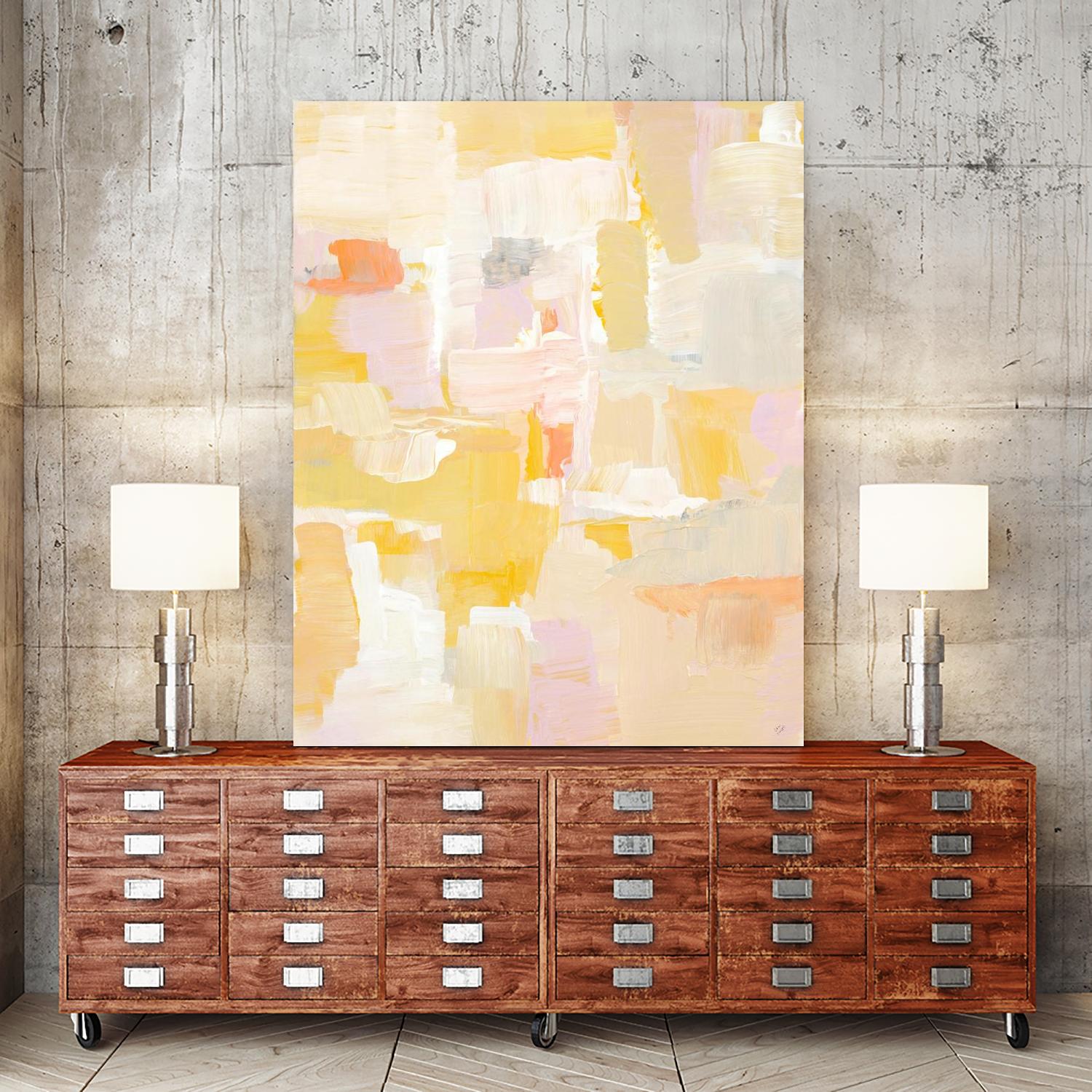 Peace I See by Lanie Loreth on GIANT ART - yellow abstract