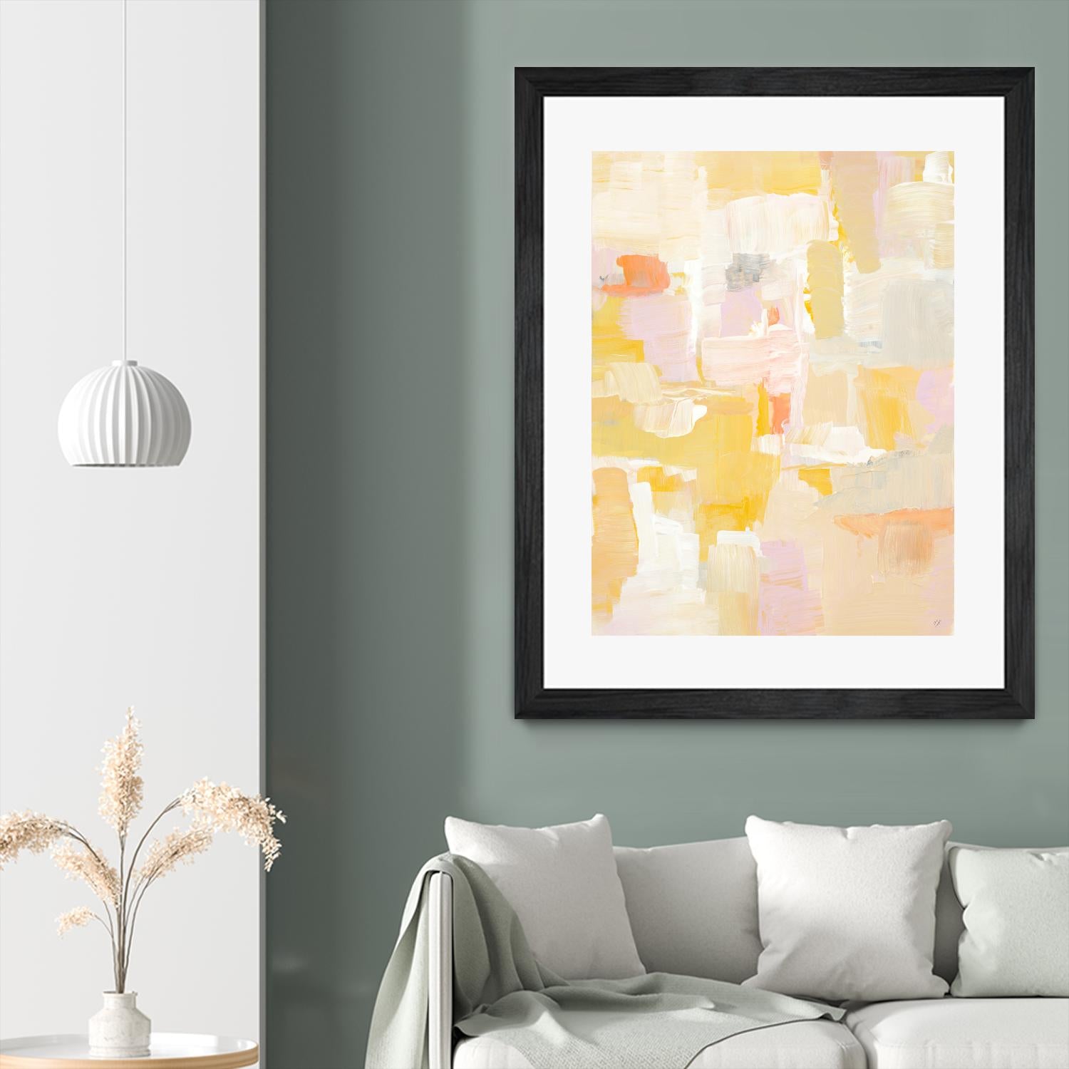 Peace I See by Lanie Loreth on GIANT ART - yellow abstract