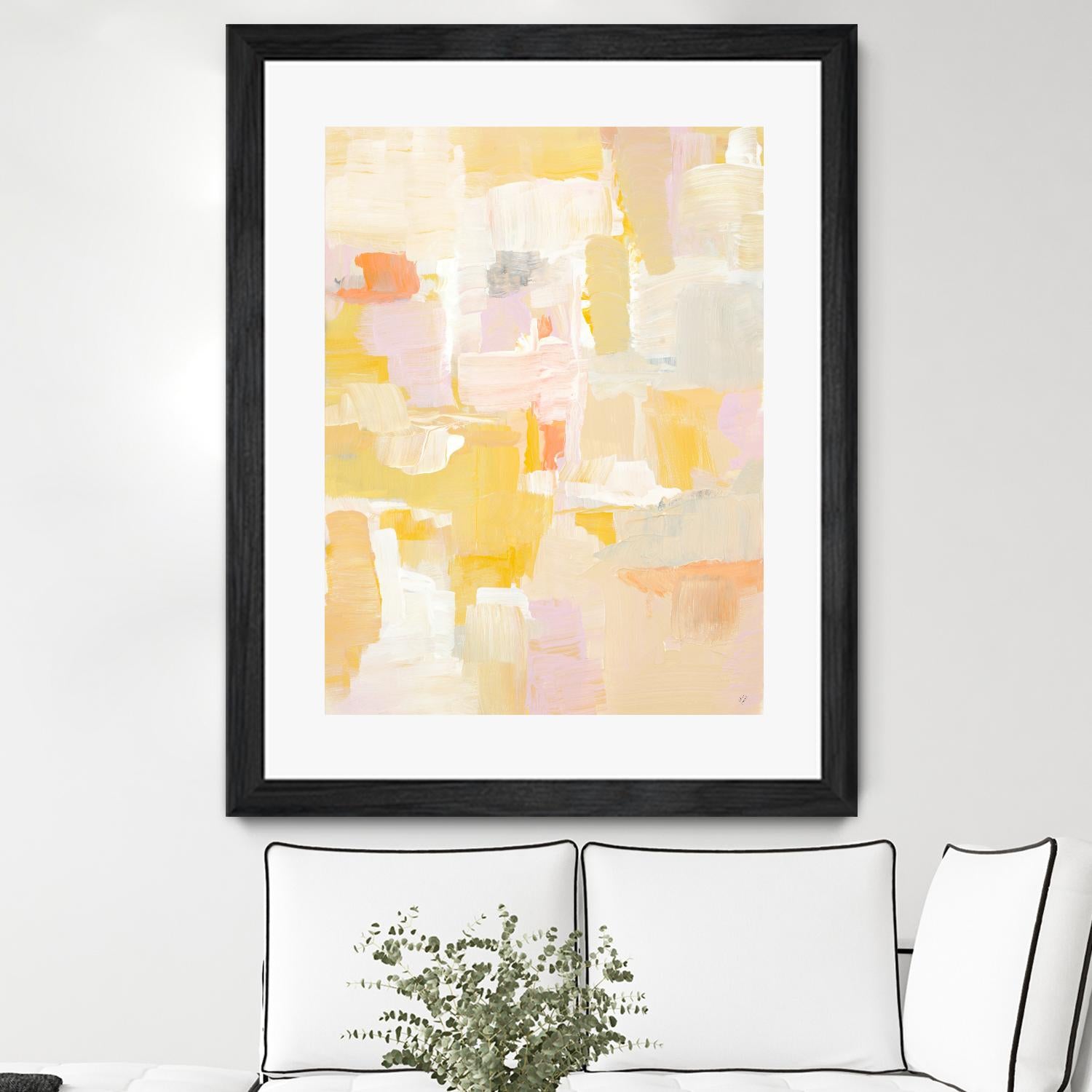 Peace I See by Lanie Loreth on GIANT ART - yellow abstract