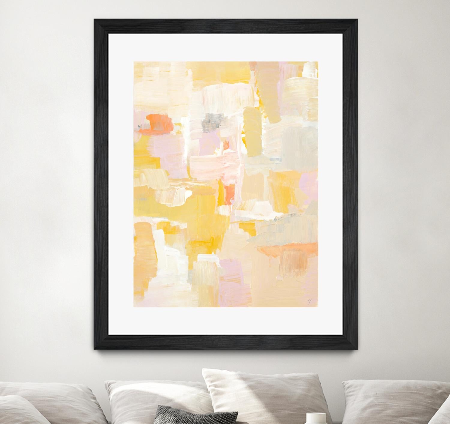 Peace I See by Lanie Loreth on GIANT ART - yellow abstract