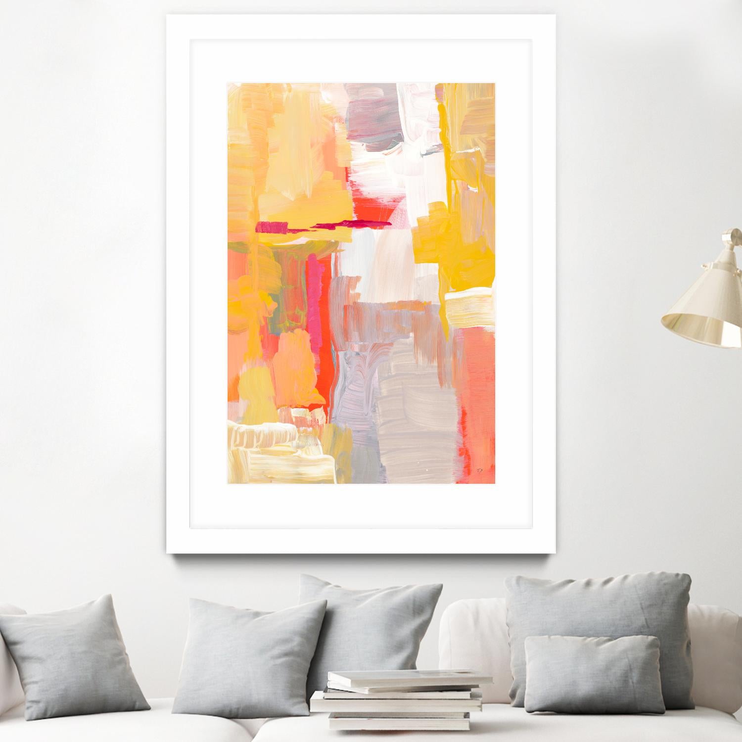 Joyful Morning by Lanie Loreth on GIANT ART - yellow abstract