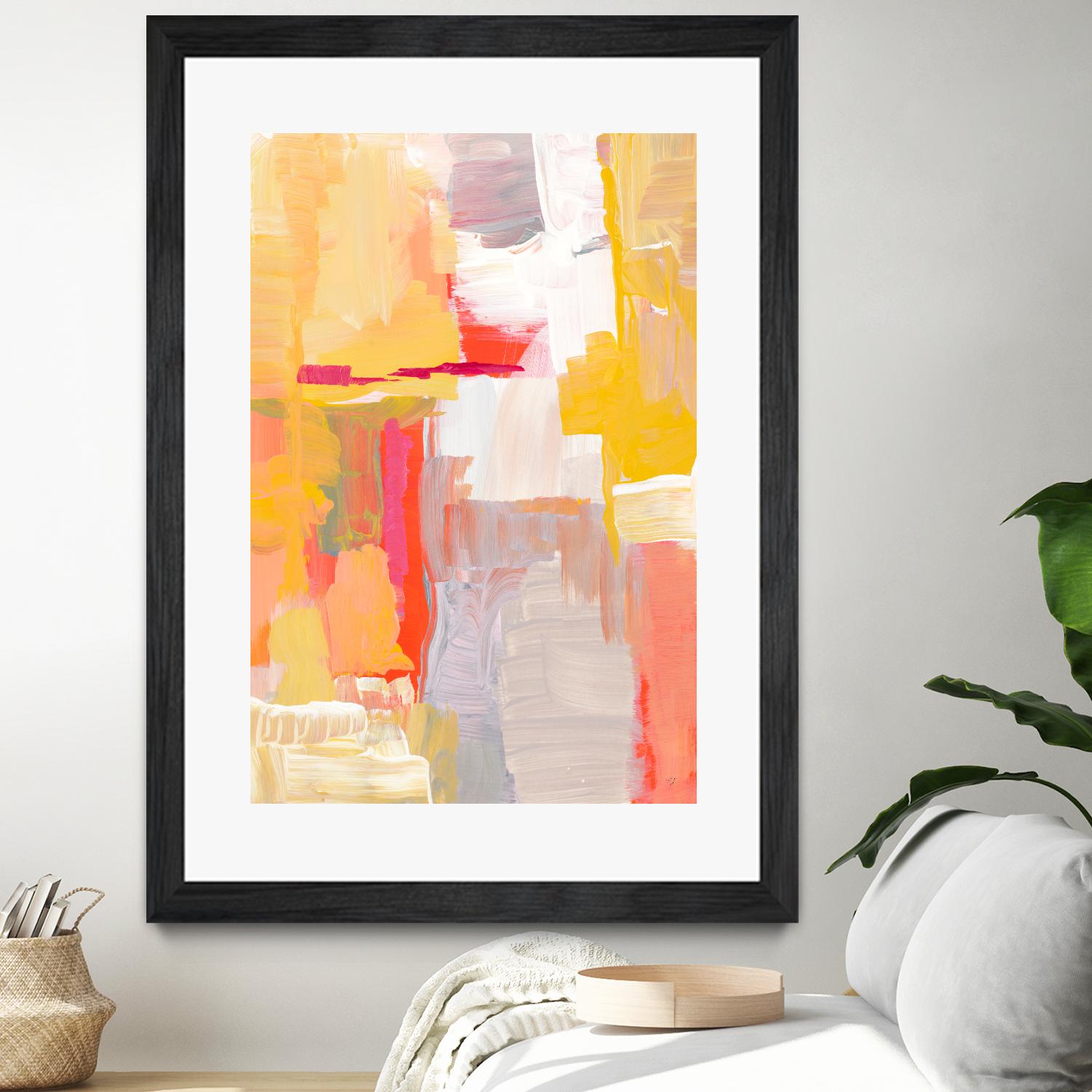 Joyful Morning by Lanie Loreth on GIANT ART - yellow abstract