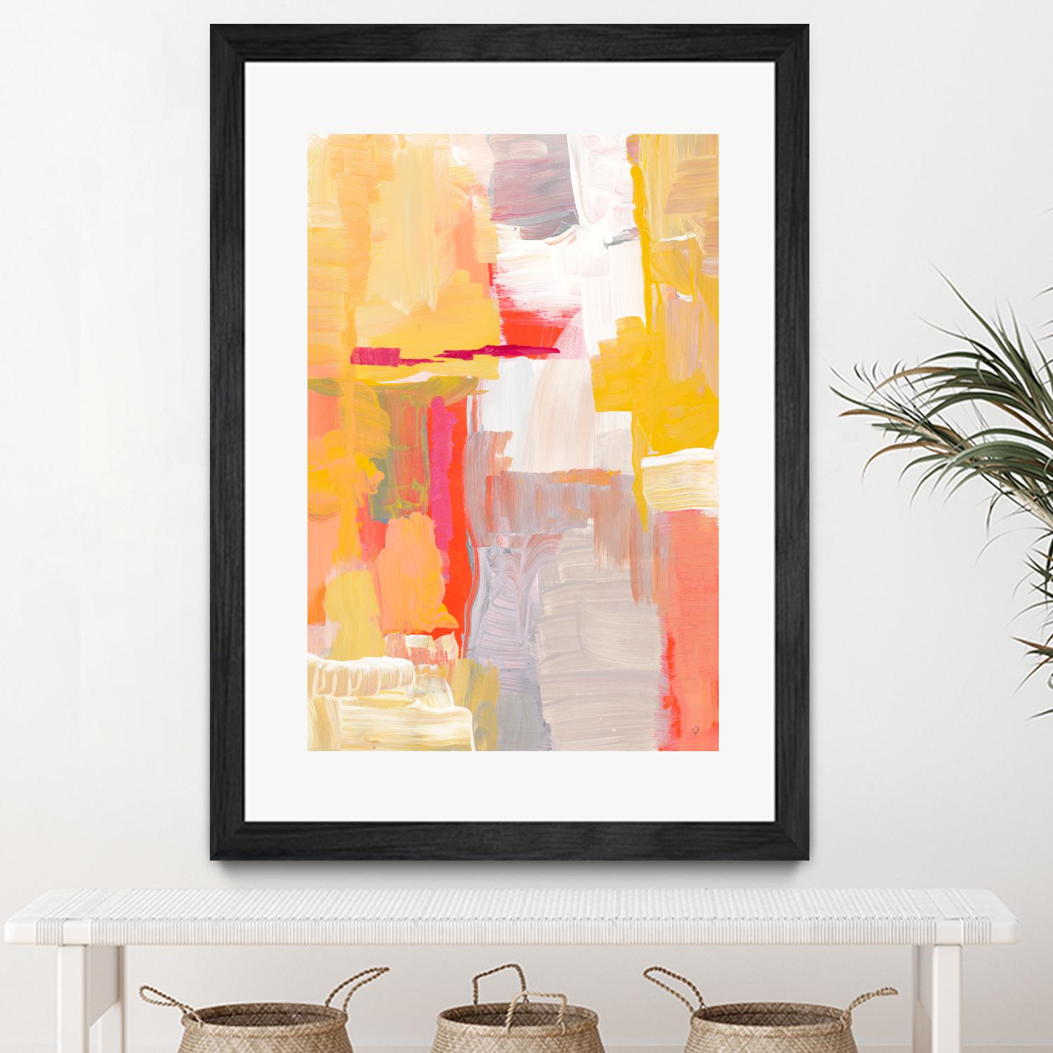 Joyful Morning by Lanie Loreth on GIANT ART - yellow abstract