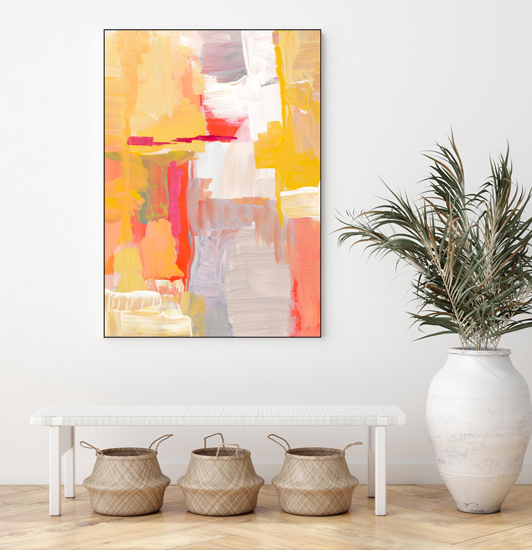 Joyful Morning by Lanie Loreth on GIANT ART - yellow abstract