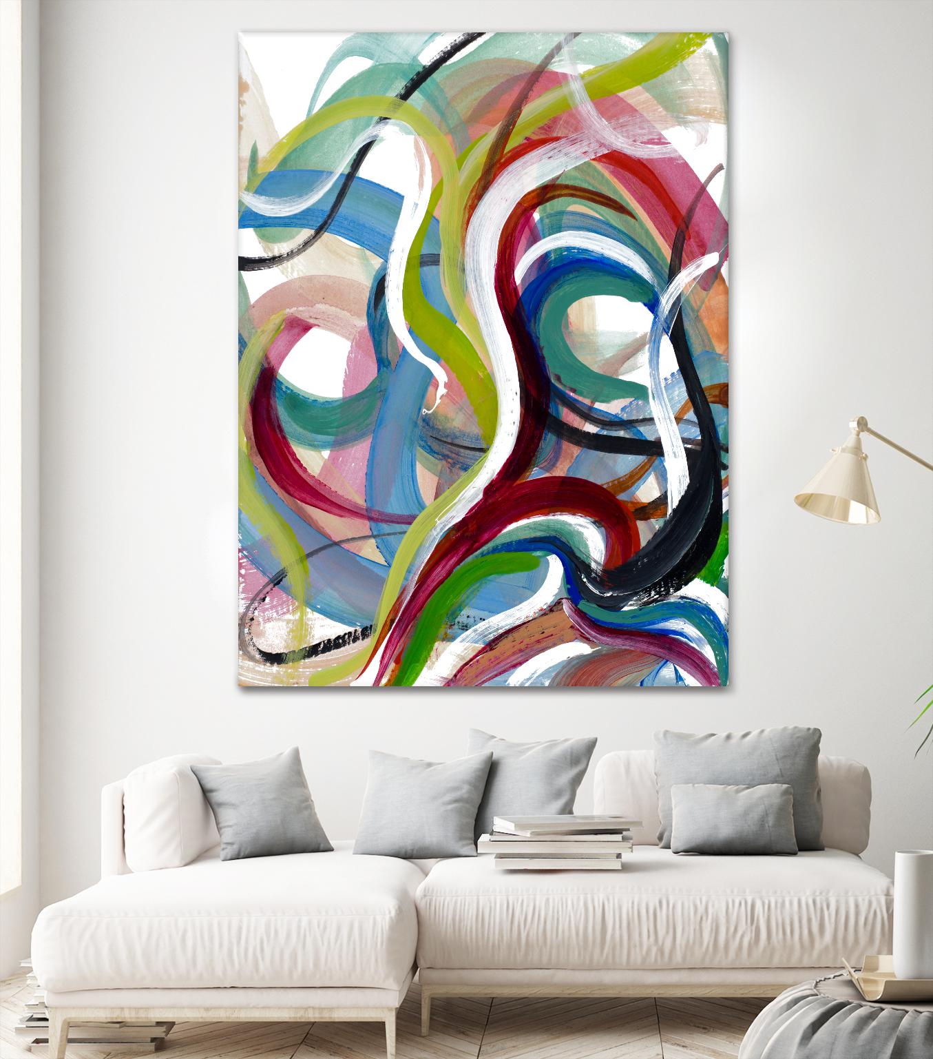 In Full Swing by Lanie Loreth on GIANT ART - multi abstract