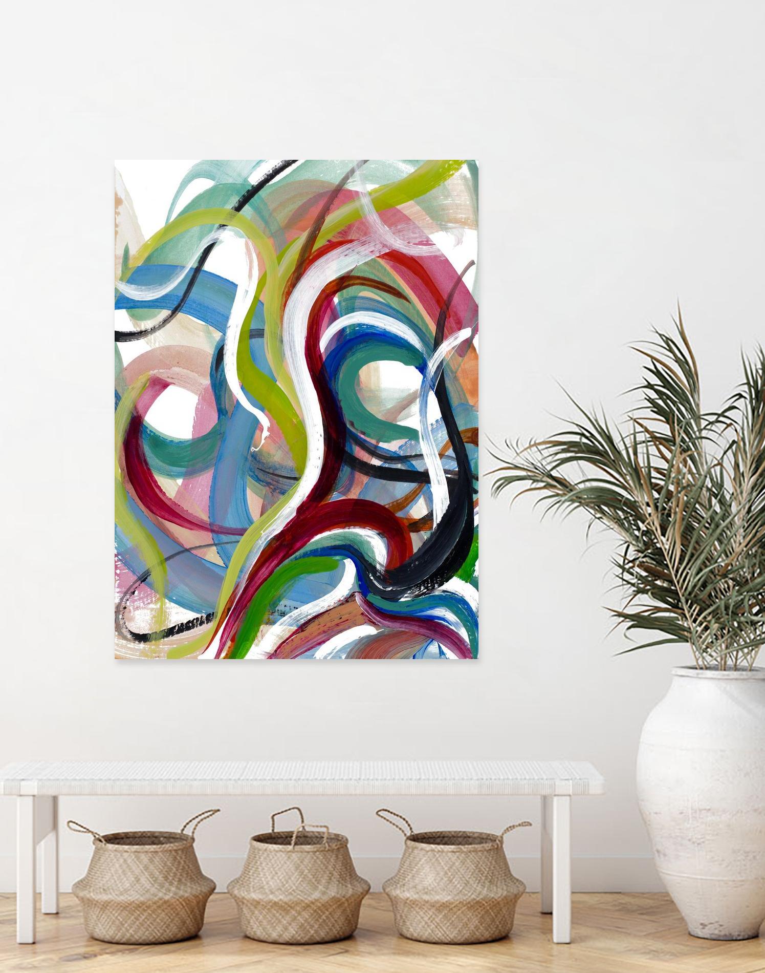 In Full Swing by Lanie Loreth on GIANT ART - multi abstract