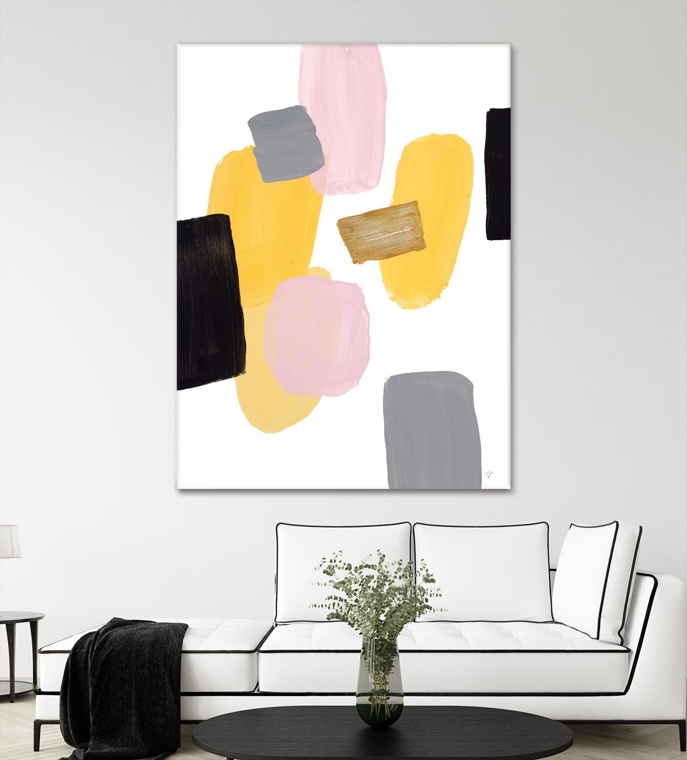 Floating Shapes I by Lanie Loreth on GIANT ART - multi abstract