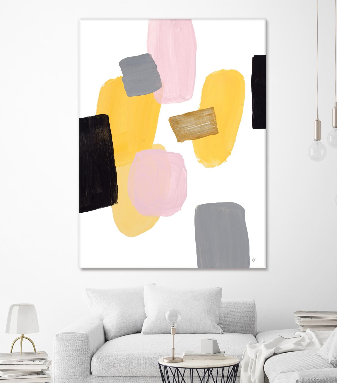 Floating Shapes I by Lanie Loreth on GIANT ART - multi abstract