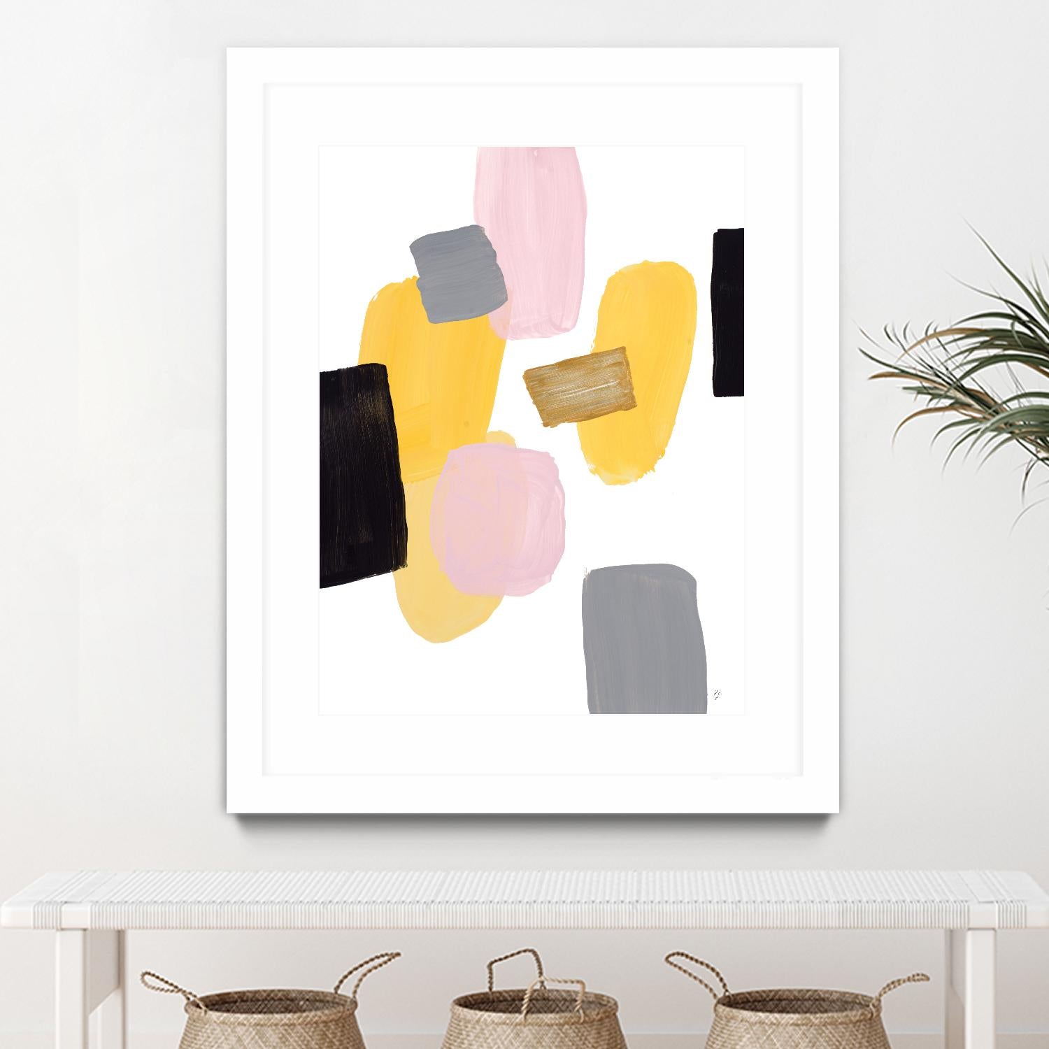 Floating Shapes I by Lanie Loreth on GIANT ART - multi abstract