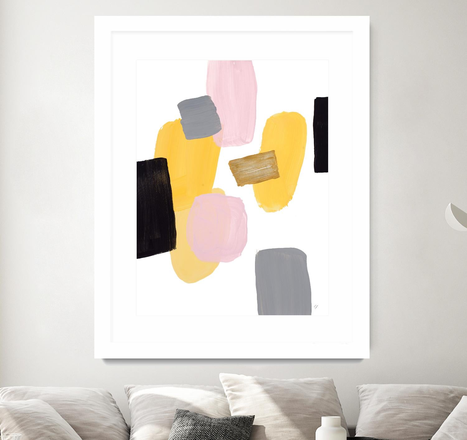 Floating Shapes I by Lanie Loreth on GIANT ART - multi abstract