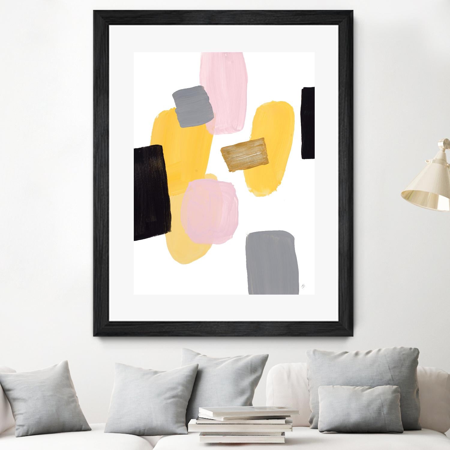 Floating Shapes I by Lanie Loreth on GIANT ART - multi abstract