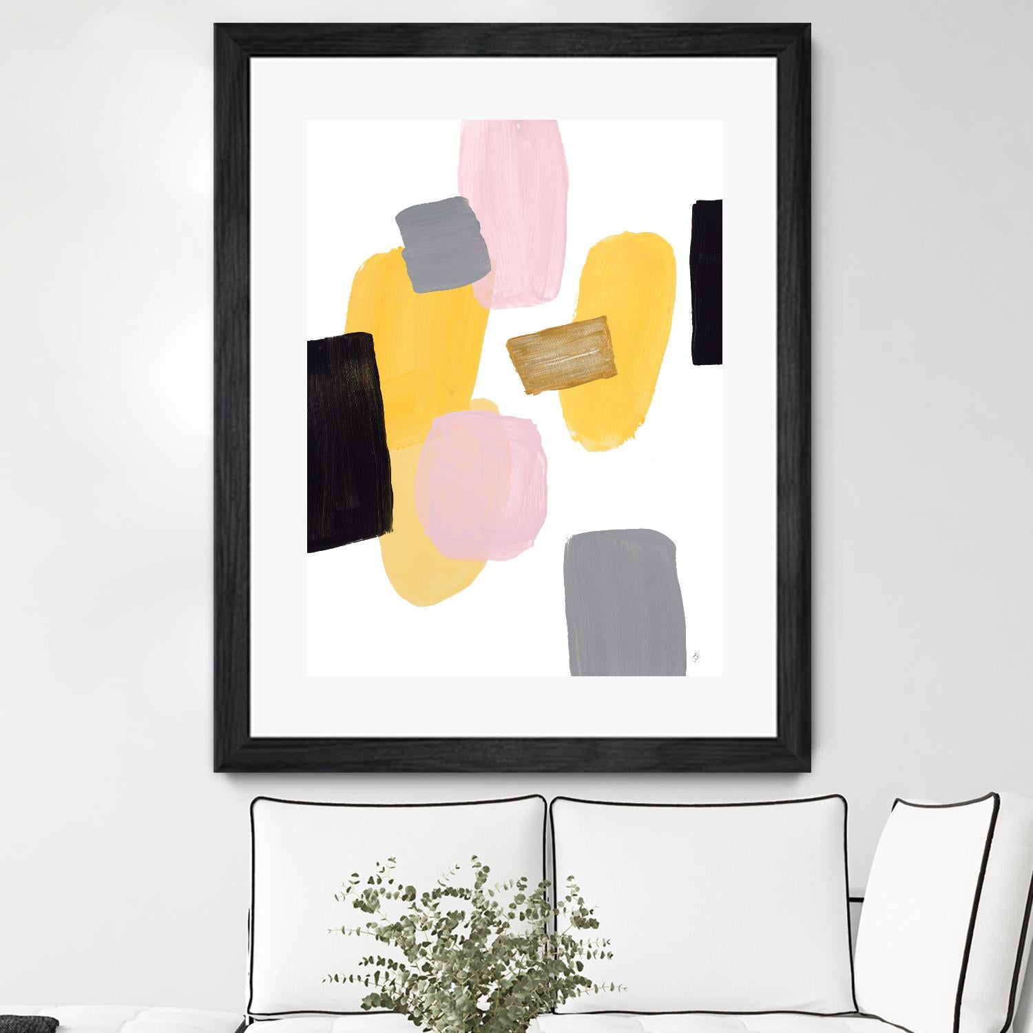 Floating Shapes I by Lanie Loreth on GIANT ART - multi abstract