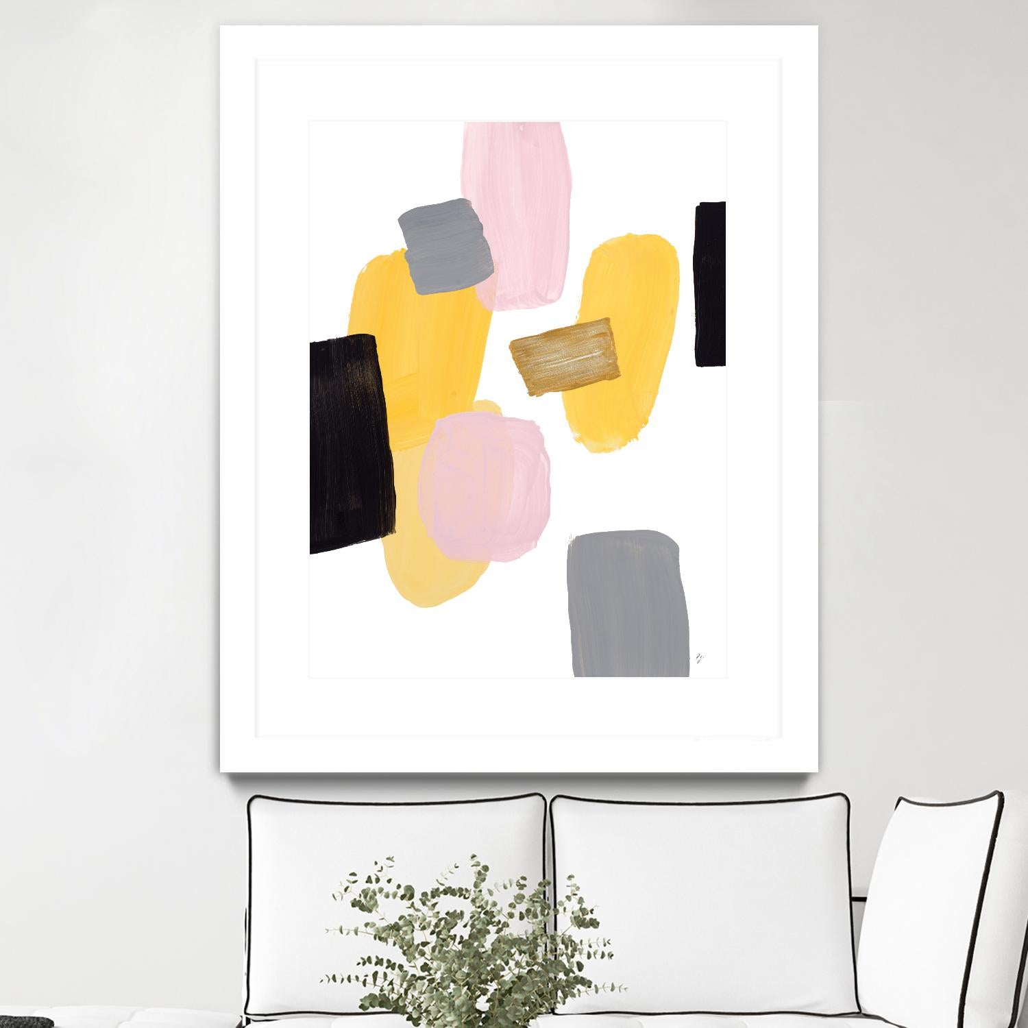 Floating Shapes I by Lanie Loreth on GIANT ART - multi abstract
