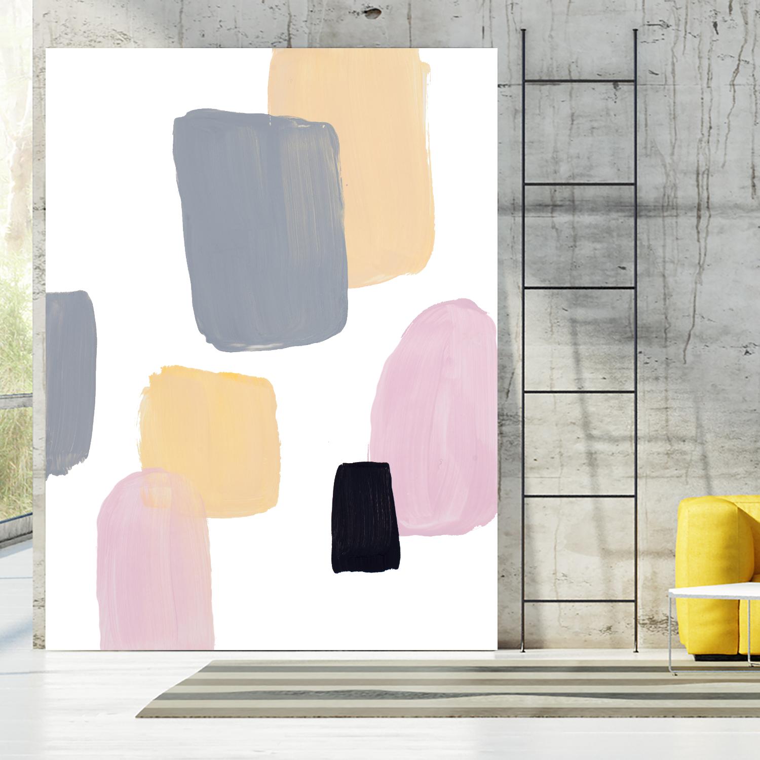 Floating Shapes II by Lanie Loreth on GIANT ART - multi abstract