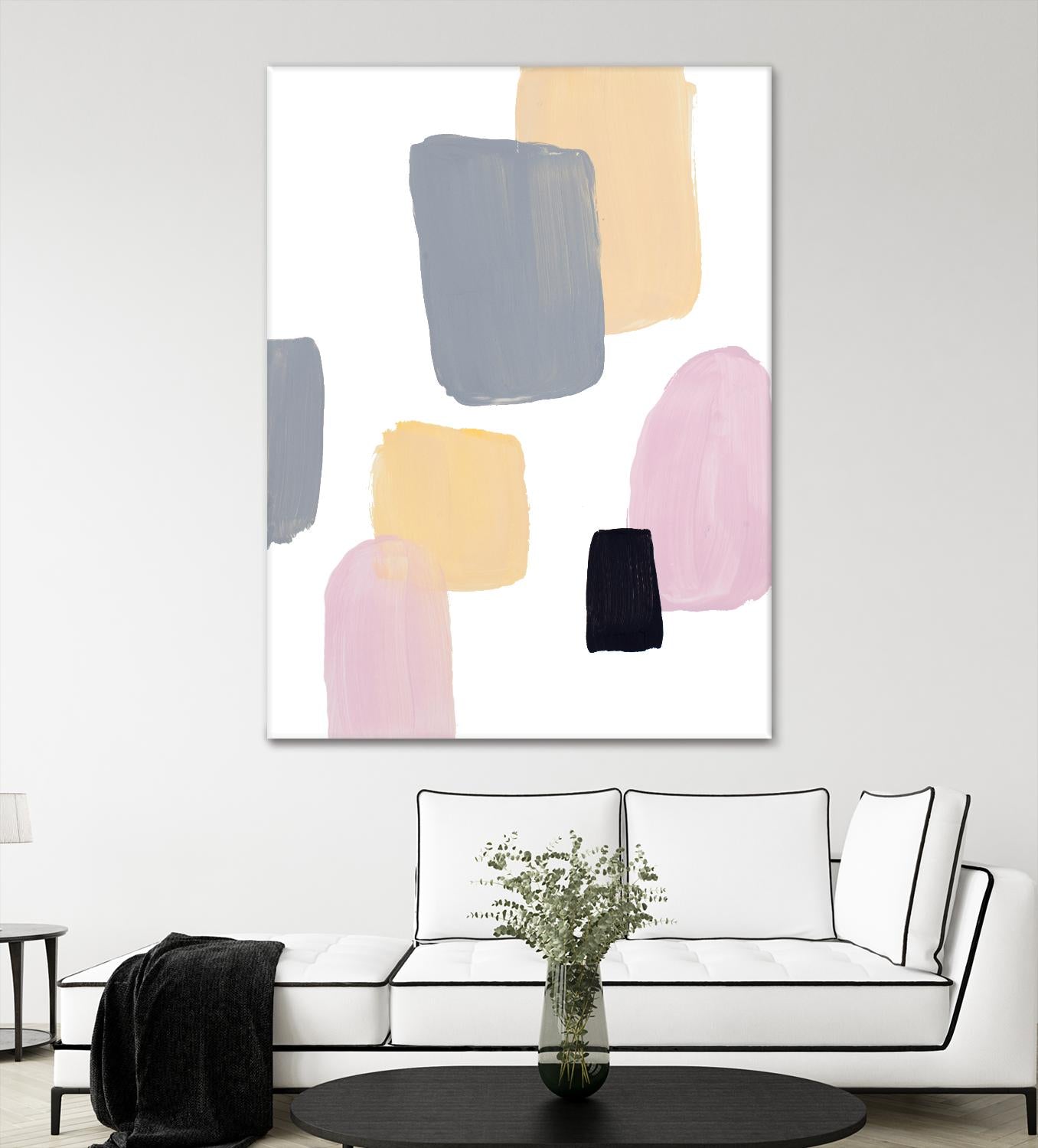 Floating Shapes II by Lanie Loreth on GIANT ART - multi abstract