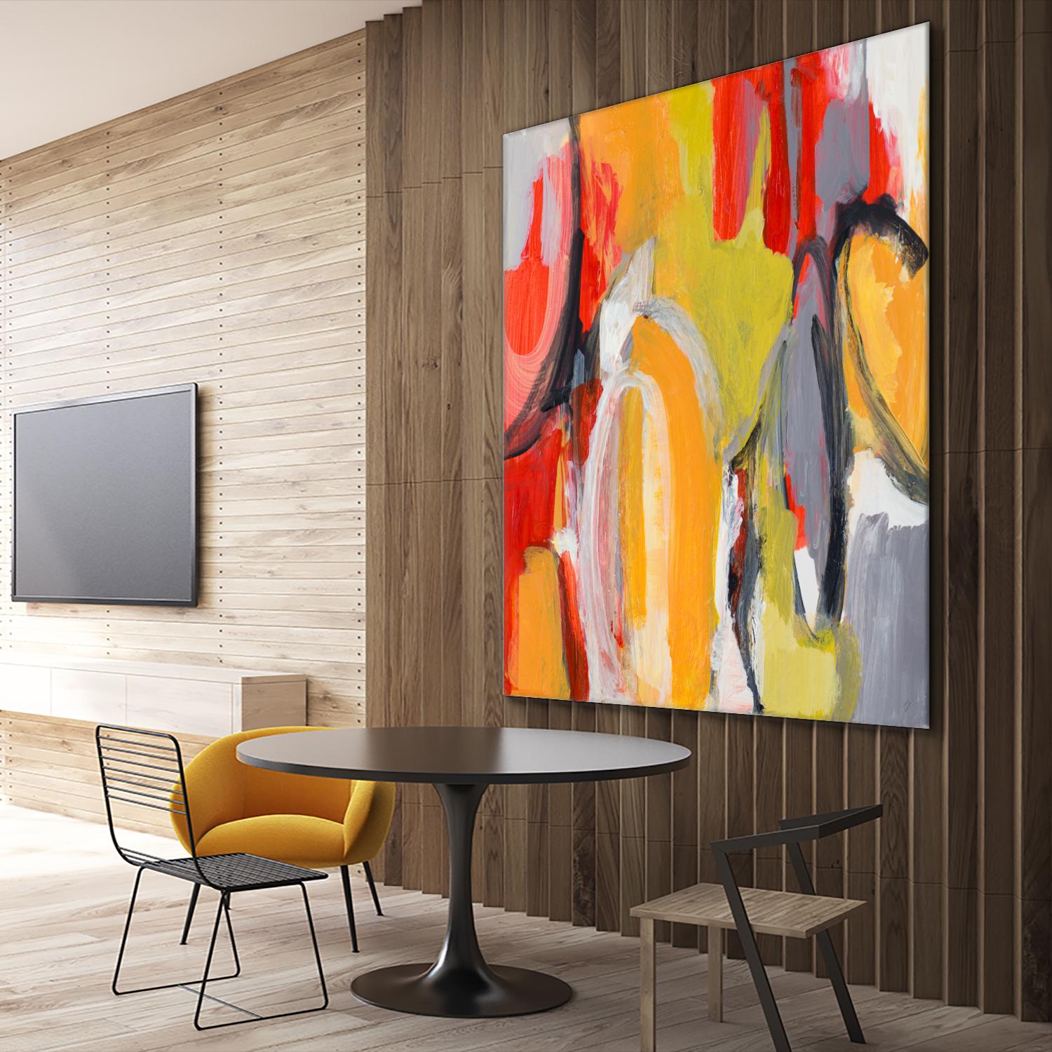 City Symphony I by Lanie Loreth on GIANT ART - multi abstract