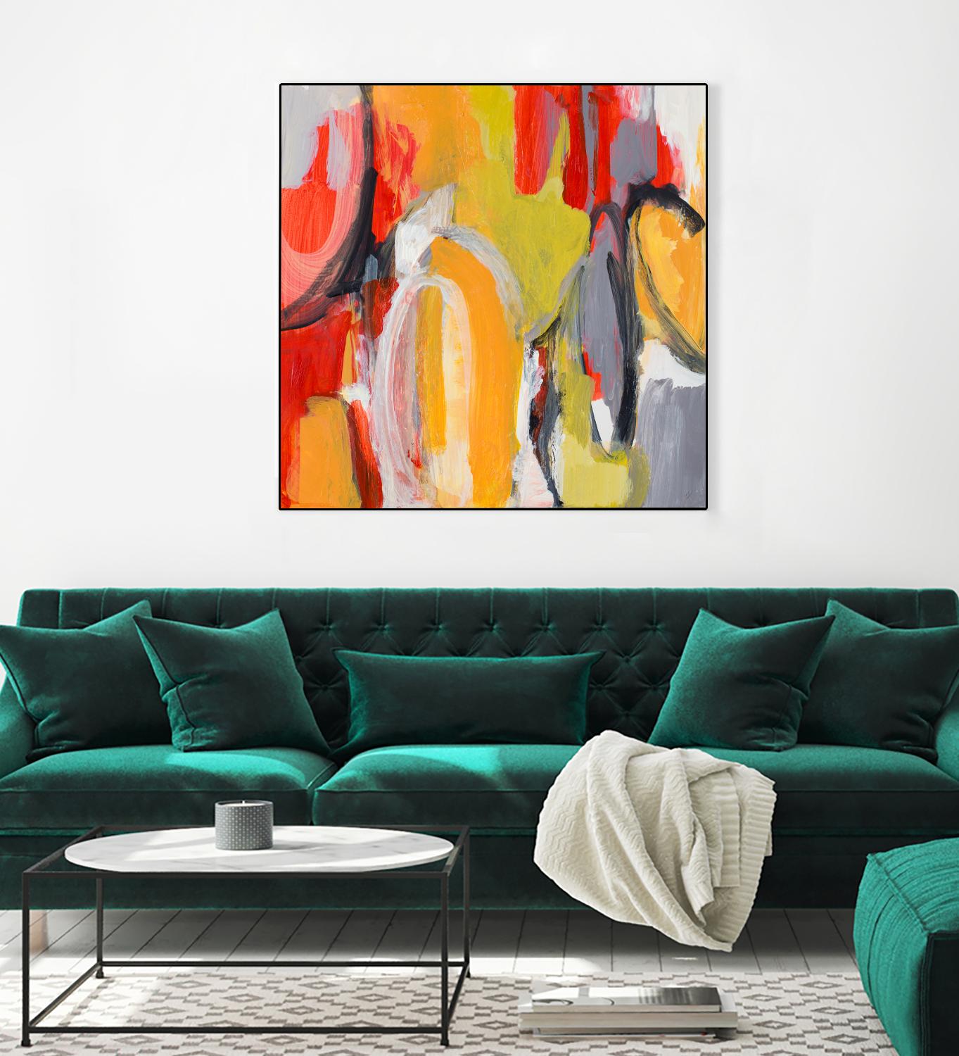 City Symphony I by Lanie Loreth on GIANT ART - multi abstract