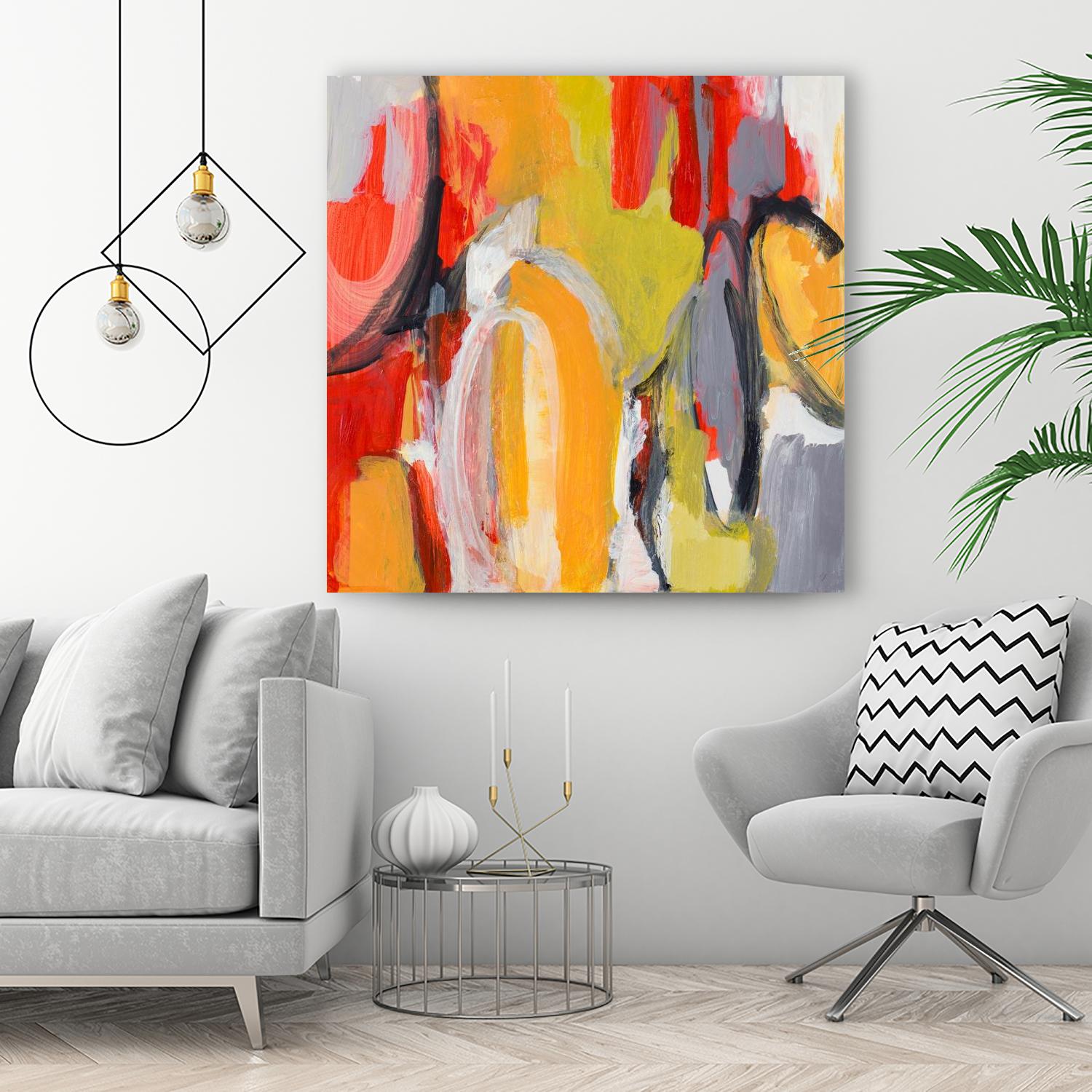 City Symphony I by Lanie Loreth on GIANT ART - multi abstract