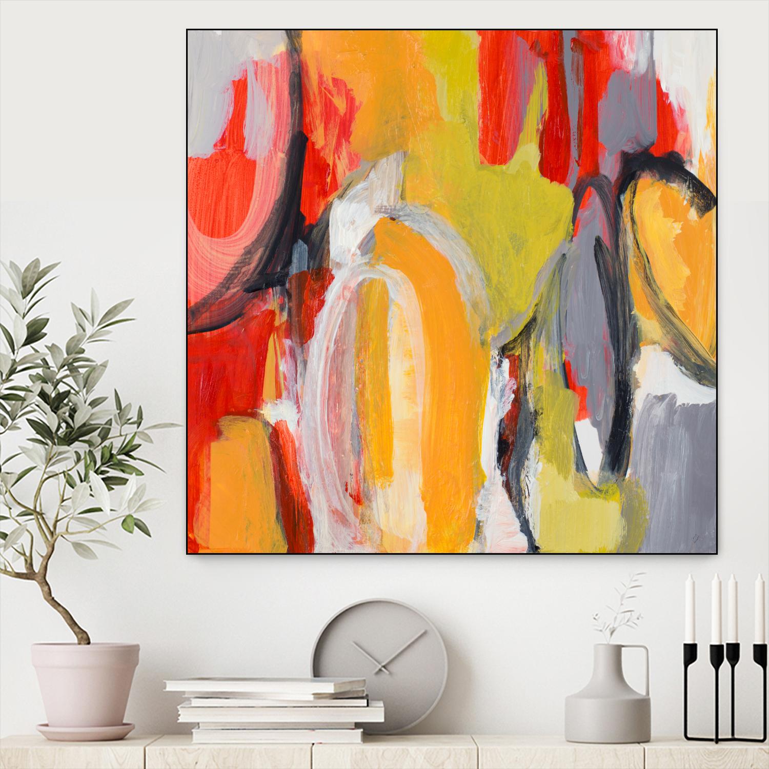 City Symphony I by Lanie Loreth on GIANT ART - multi abstract