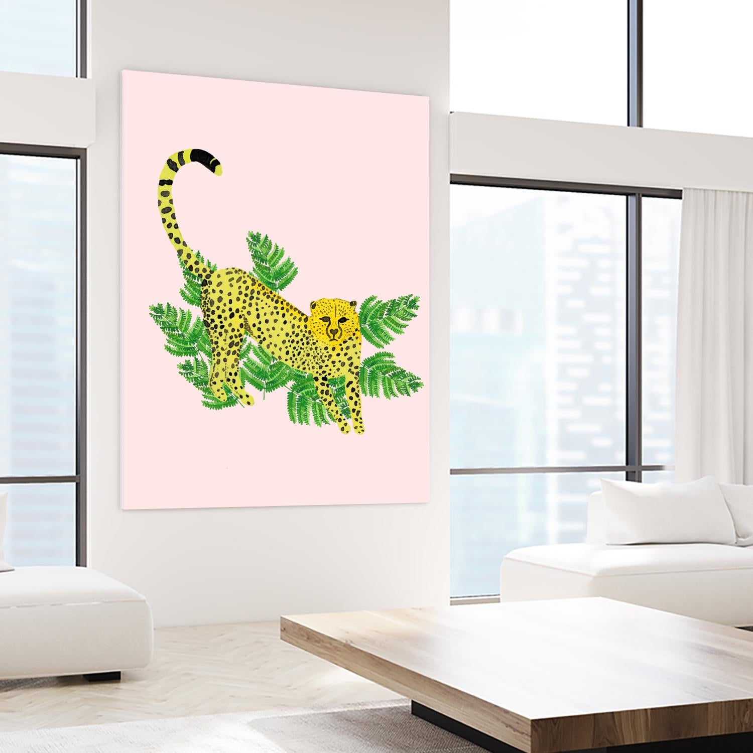 Cheetah on the Lookout I by Jen Bucheli on GIANT ART - multi wildlife