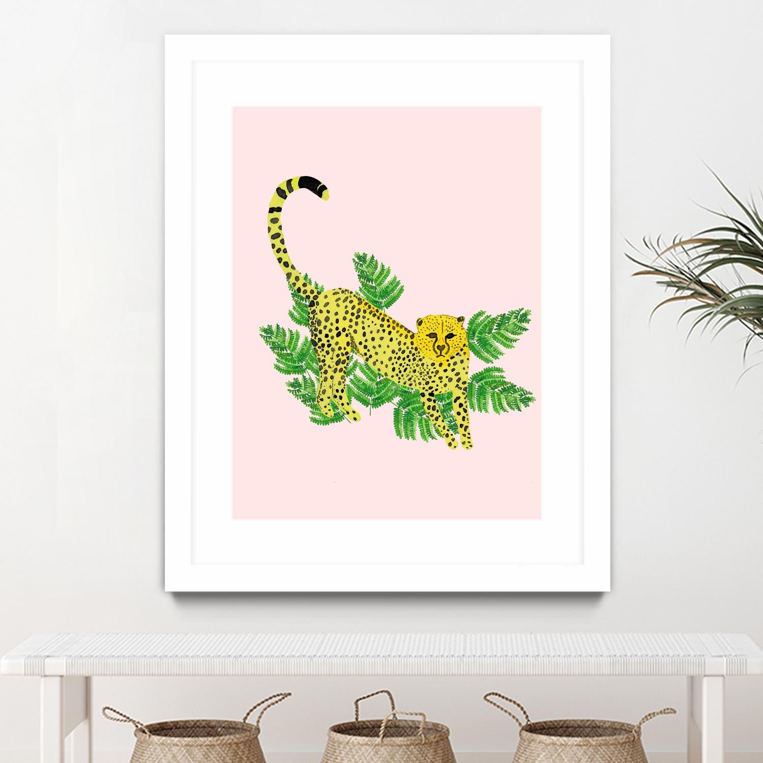 Cheetah on the Lookout I by Jen Bucheli on GIANT ART - multi wildlife