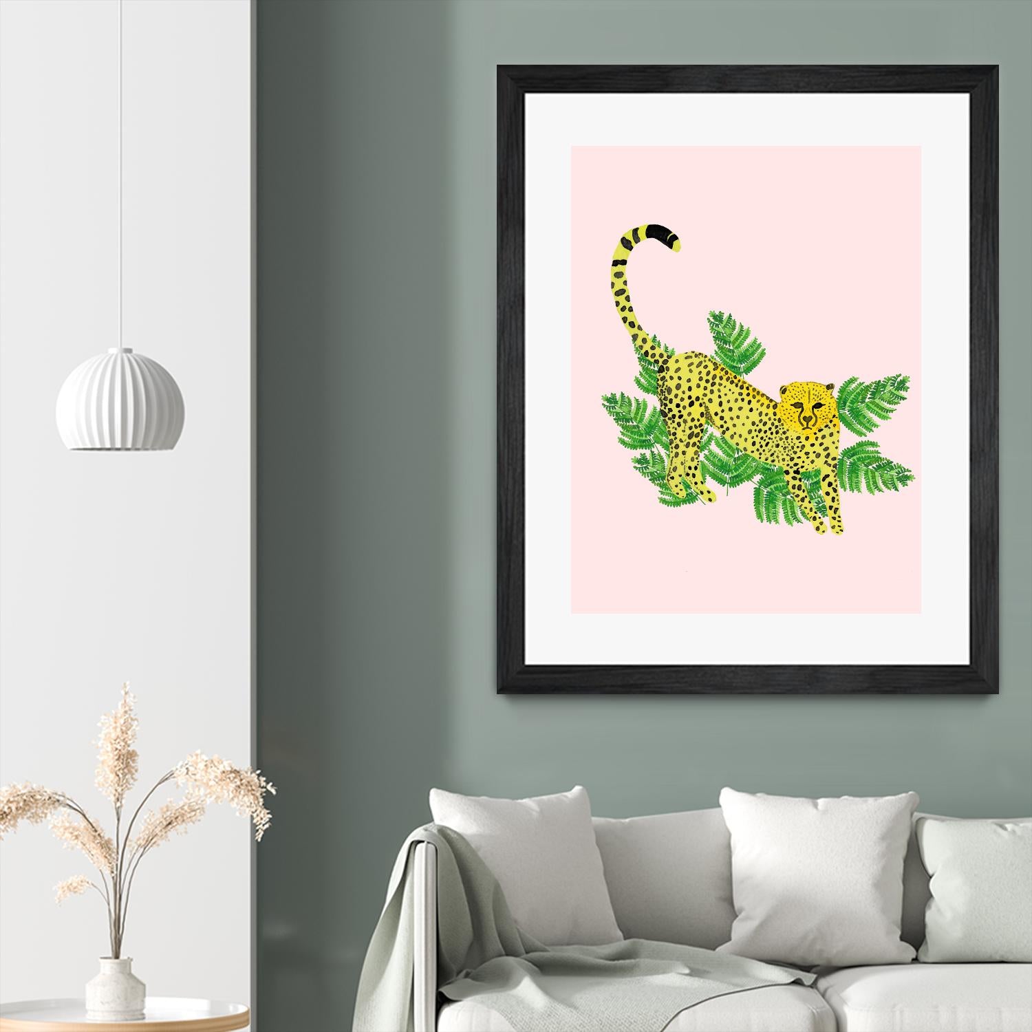 Cheetah on the Lookout I by Jen Bucheli on GIANT ART - multi wildlife