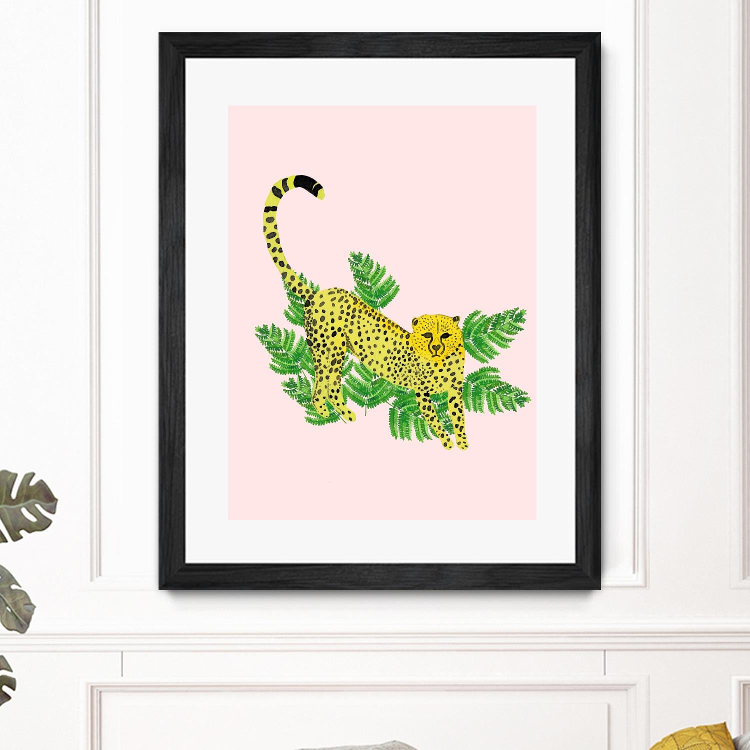 Cheetah on the Lookout I by Jen Bucheli on GIANT ART - multi wildlife