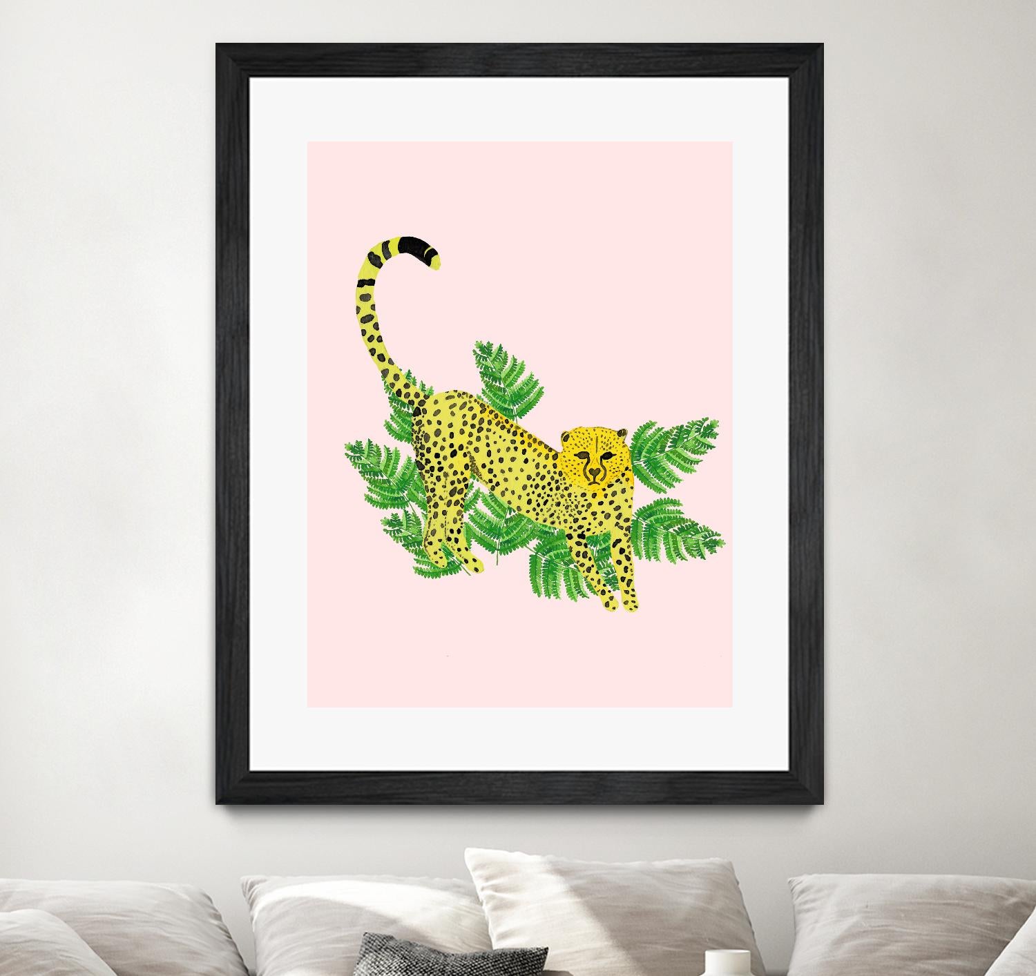 Cheetah on the Lookout I by Jen Bucheli on GIANT ART - multi wildlife