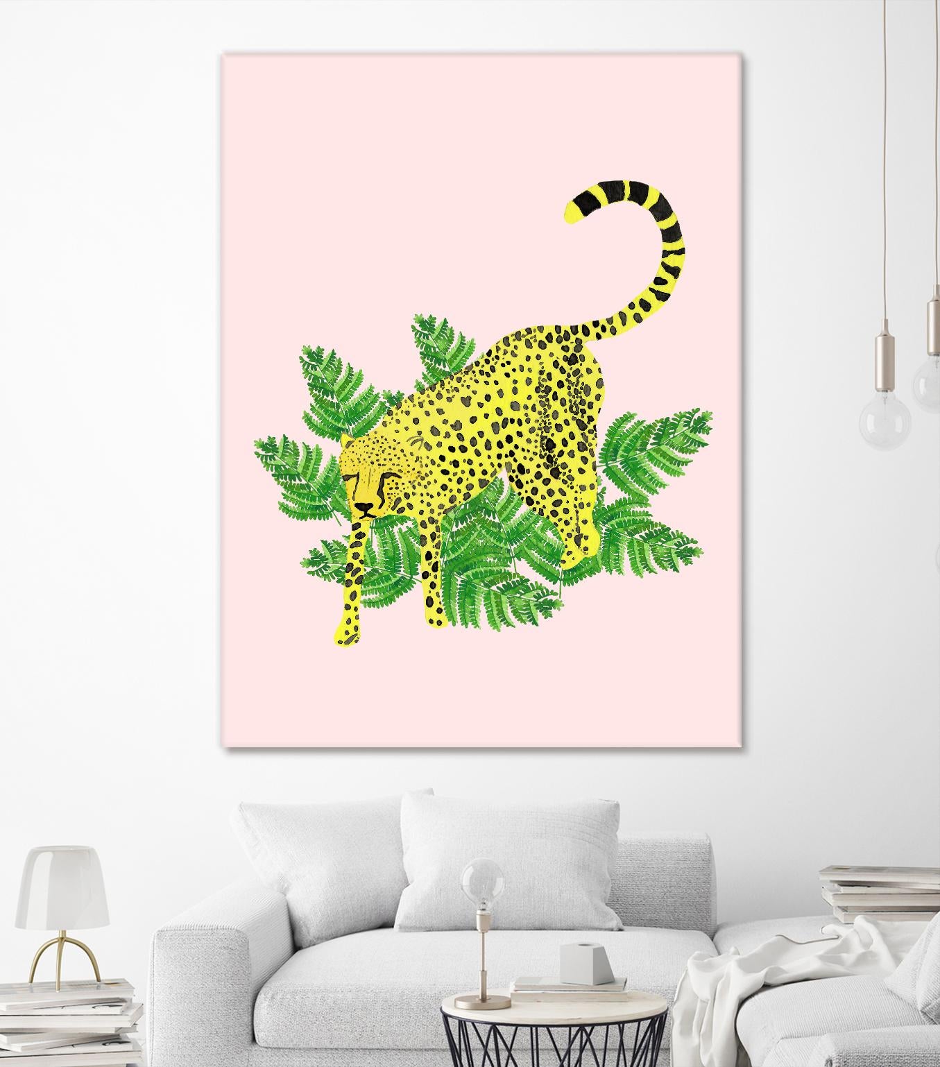 Cheetah on the Lookout II by Jen Bucheli on GIANT ART - multi wildlife