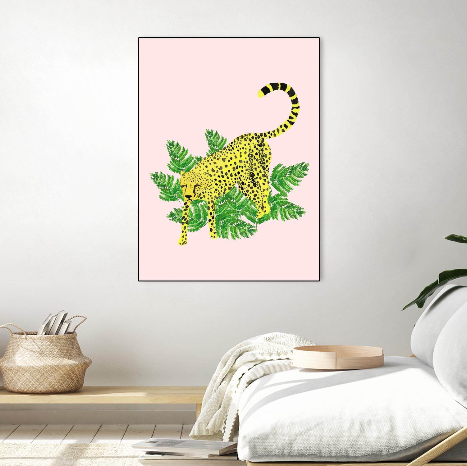 Cheetah on the Lookout II by Jen Bucheli on GIANT ART - multi wildlife