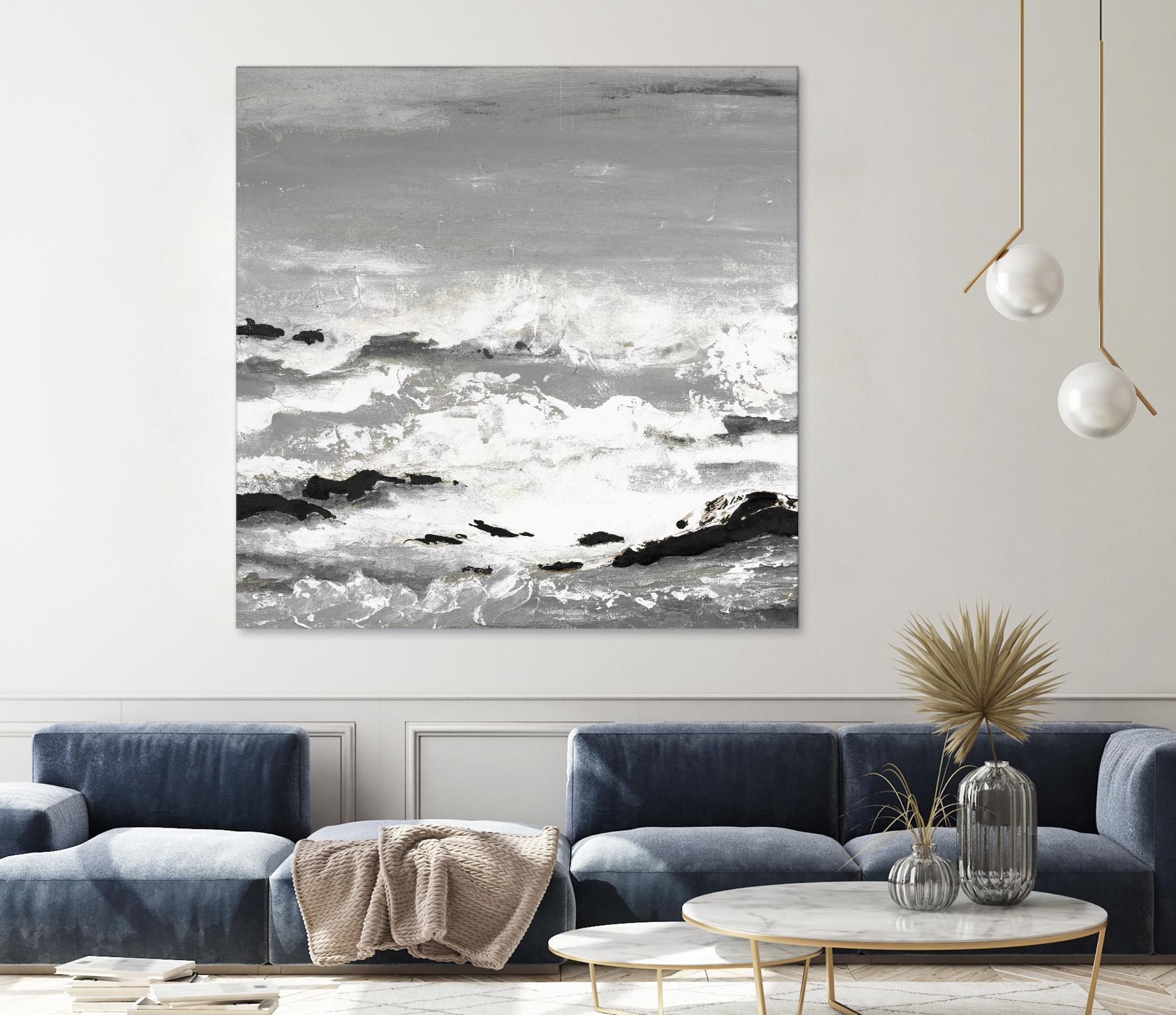 Rocks and Waves by Patricia Pinto on GIANT ART - coastal