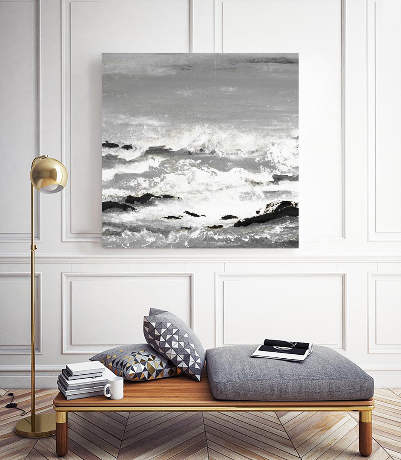 Rocks and Waves by Patricia Pinto on GIANT ART - coastal
